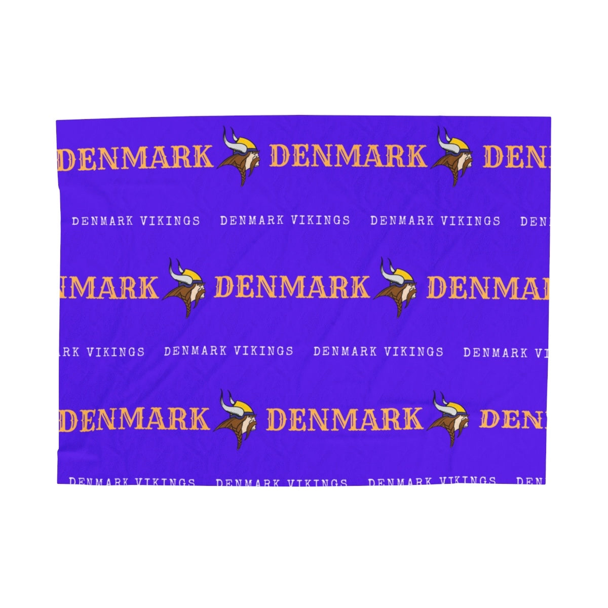 Denmark Vikings Velveteen Blanket
