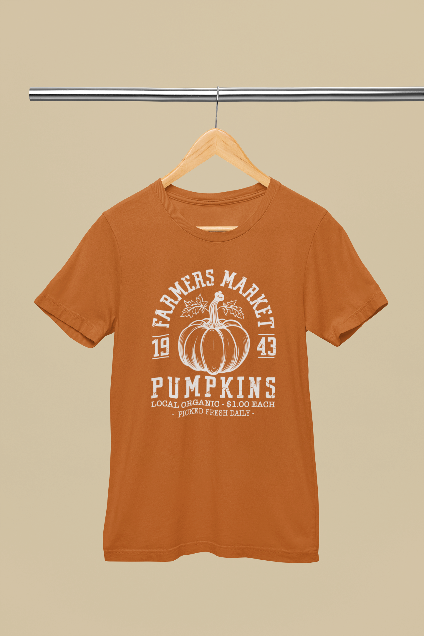 Farmers Market Pumpkins Short Sleeve Tee