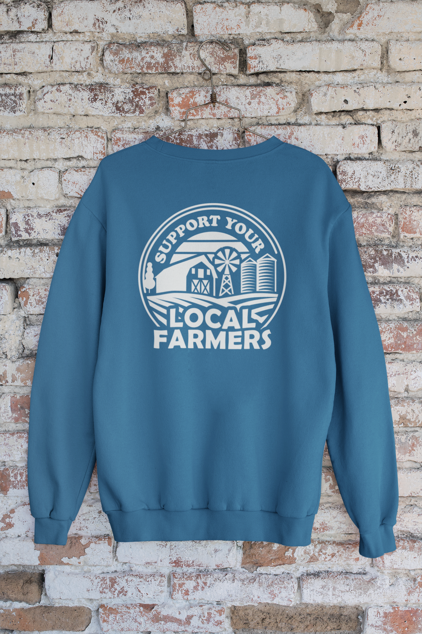 Support Your Local Farmer Crewneck