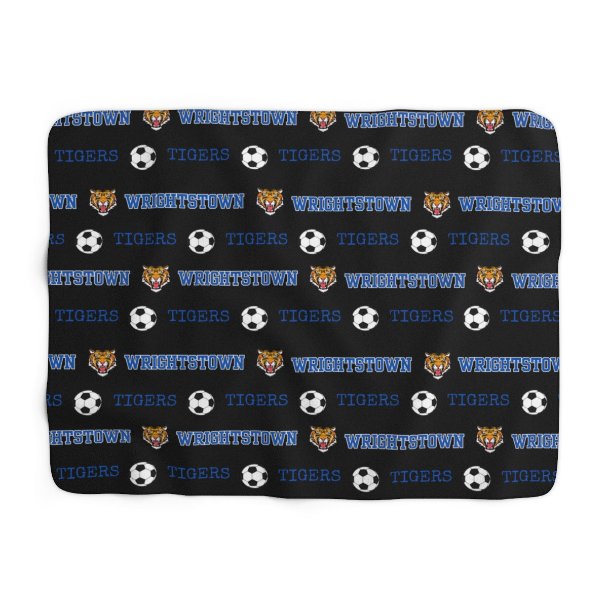 Wrightstown Soccer Sherpa Blanket