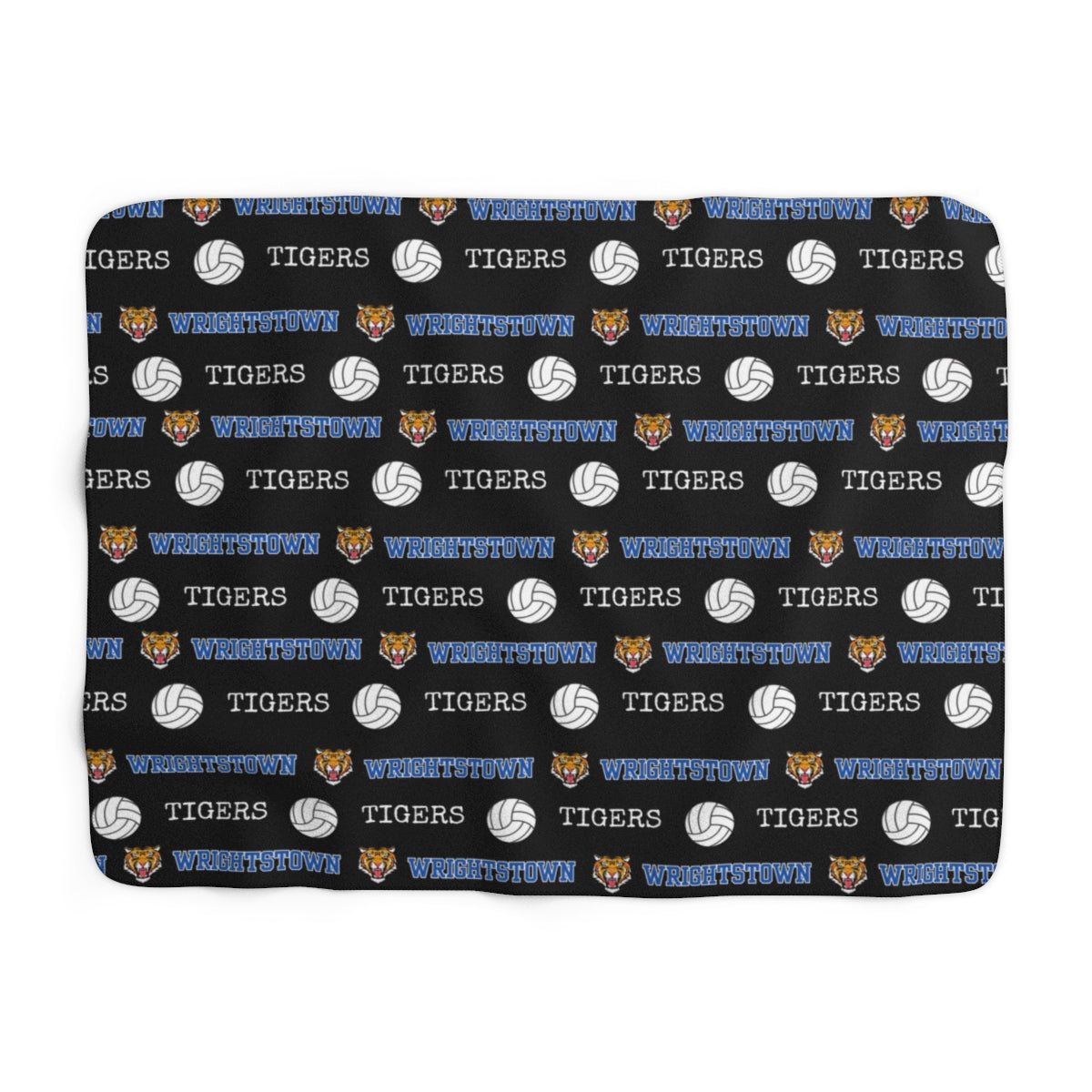 Wrightstown Volleyball Sherpa Blanket
