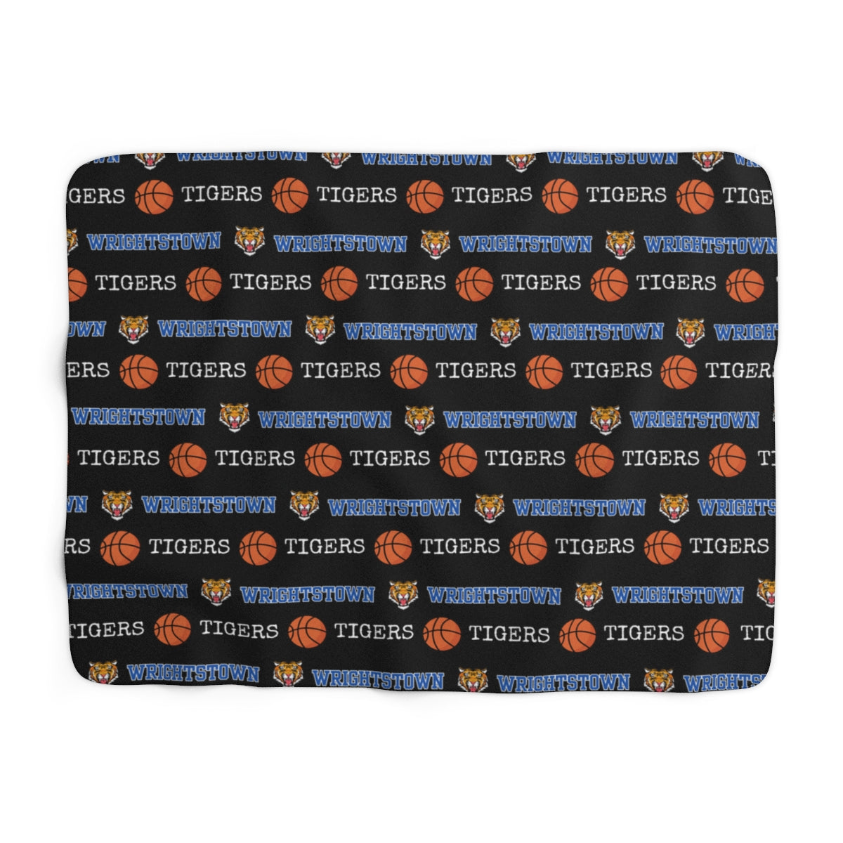 Wrightstown Basketball Sherpa Blanket