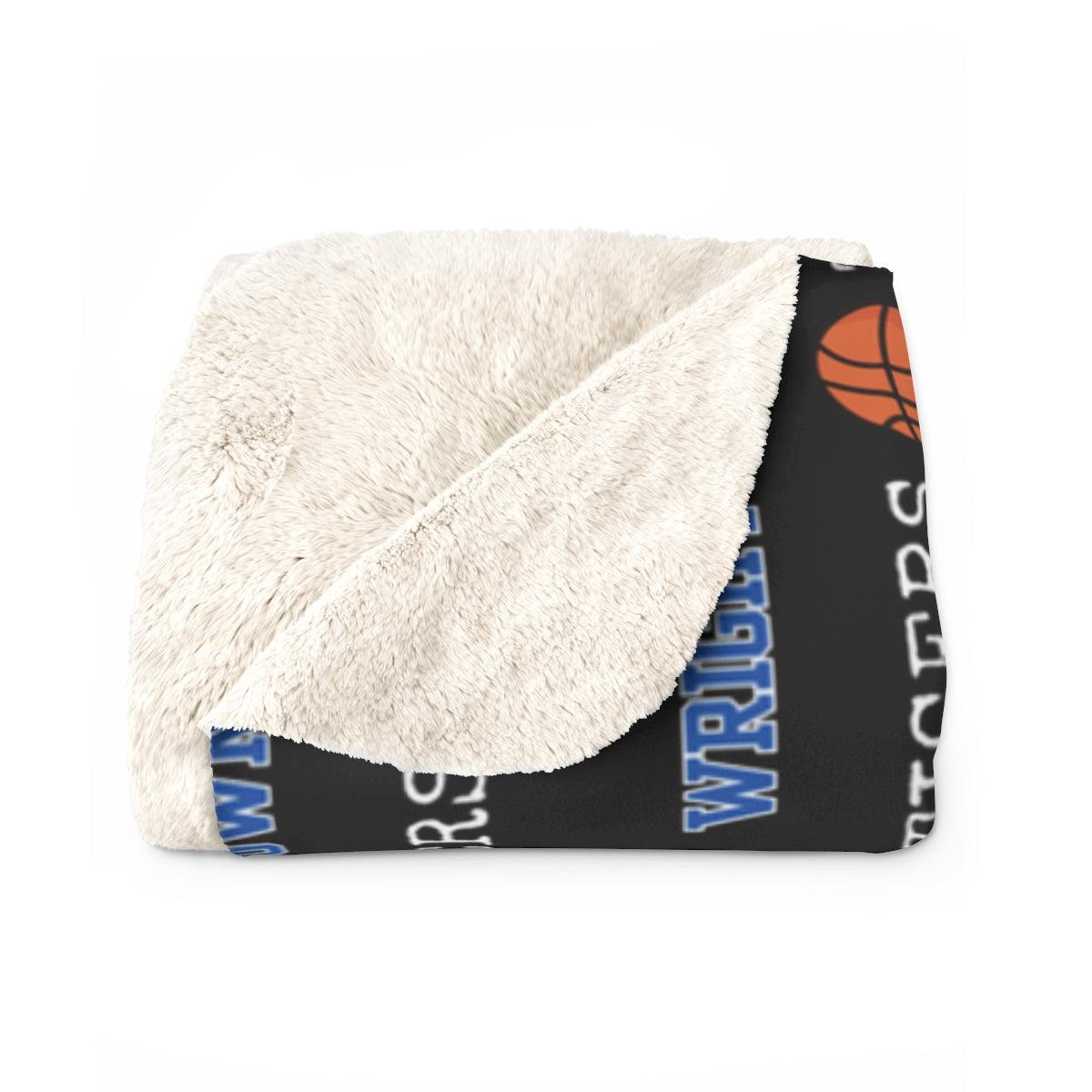 Wrightstown Basketball Sherpa Blanket