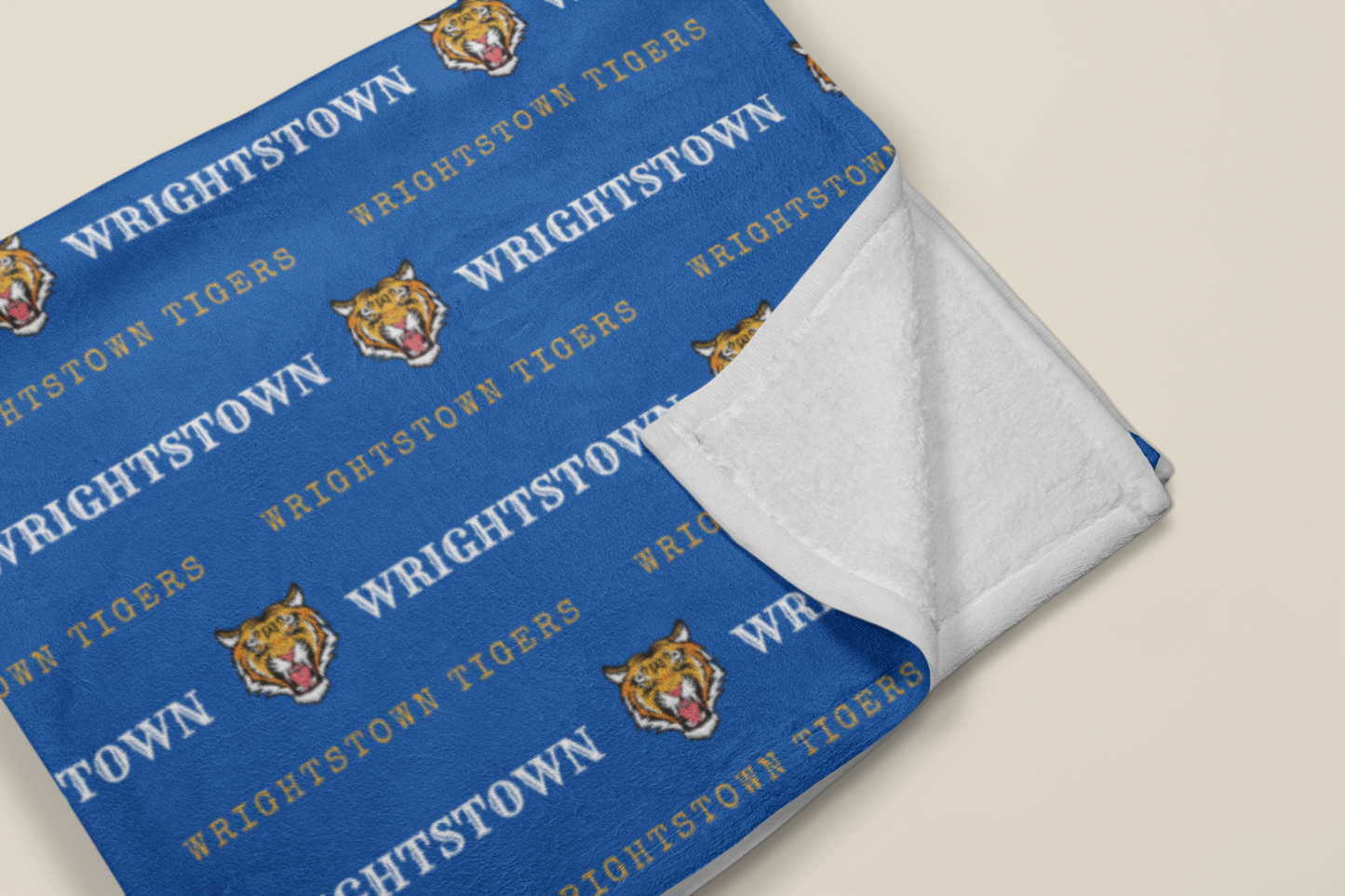 Wrightstown Tigers Velveteen Blanket
