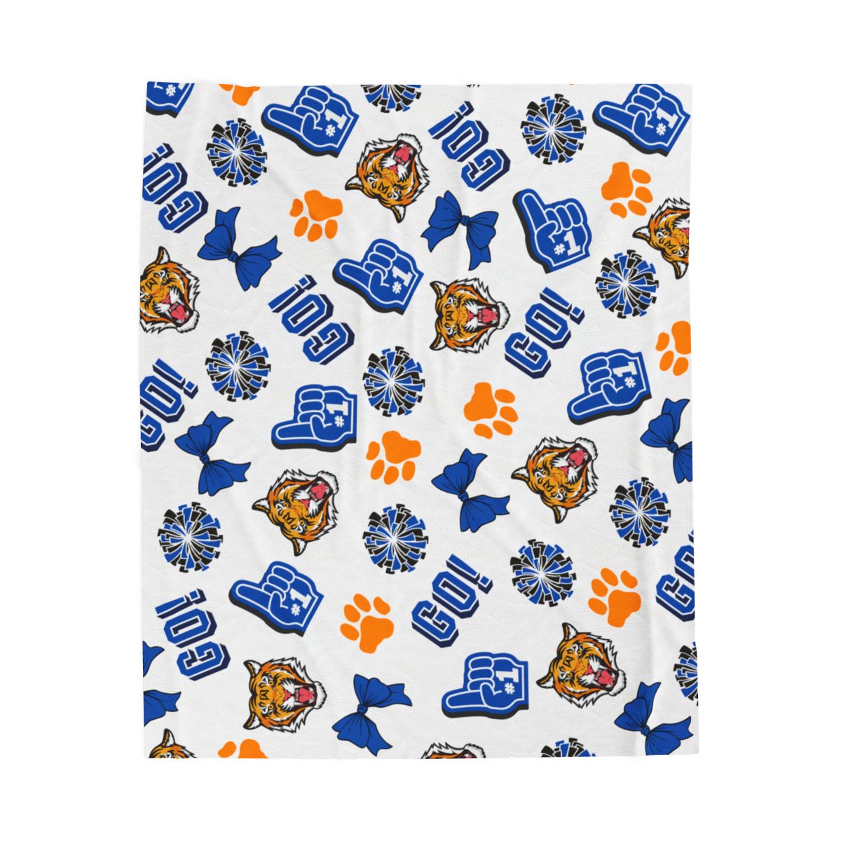 Wrightstown #1 Fan Velveteen Blanket