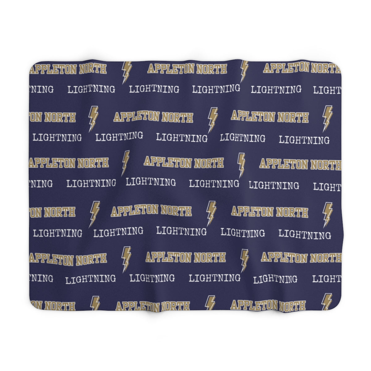 Appleton North Lightning Sherpa Blanket