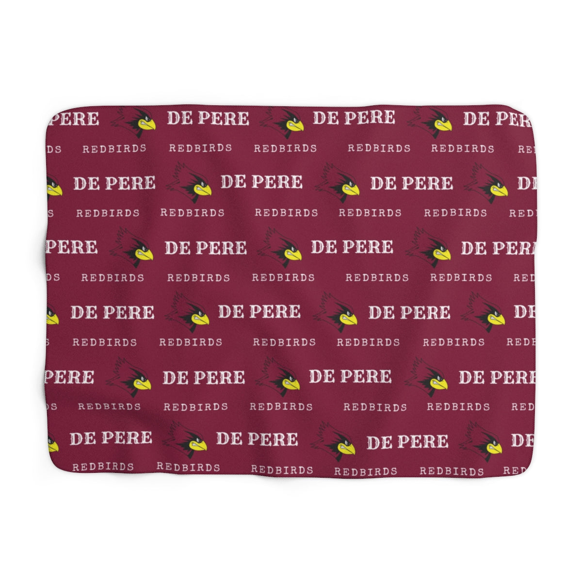De Pere Redbirds Sherpa Blanket