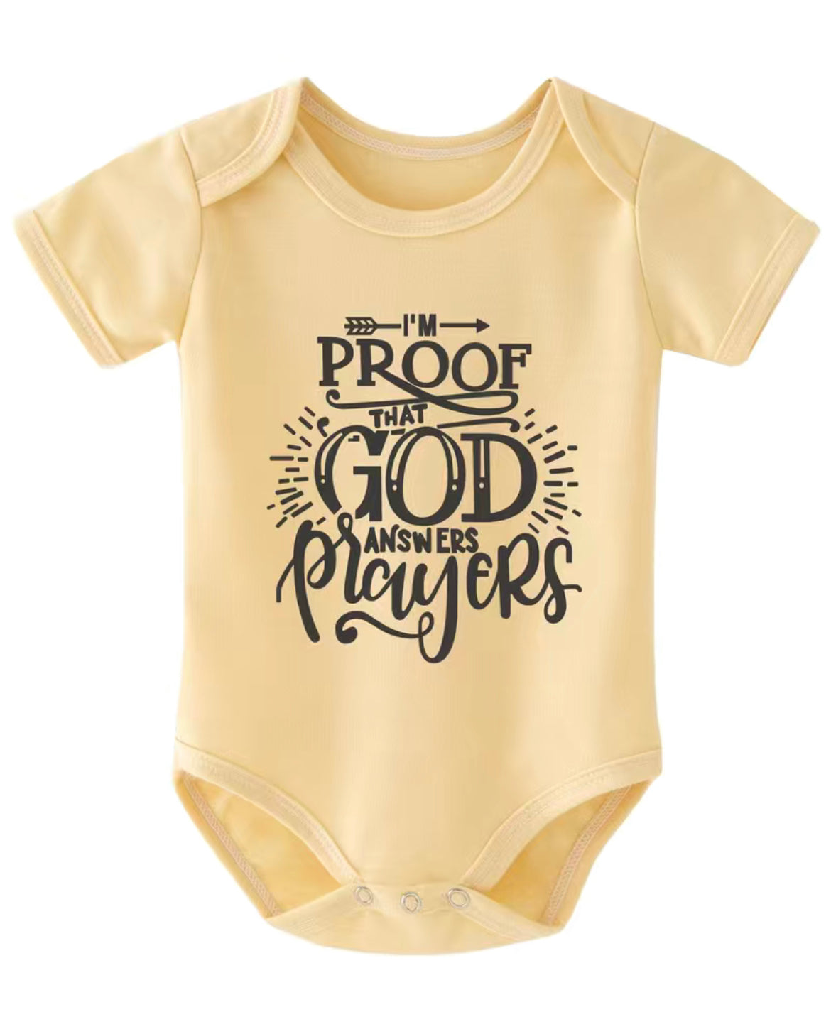 God Answers Prayers Onesie