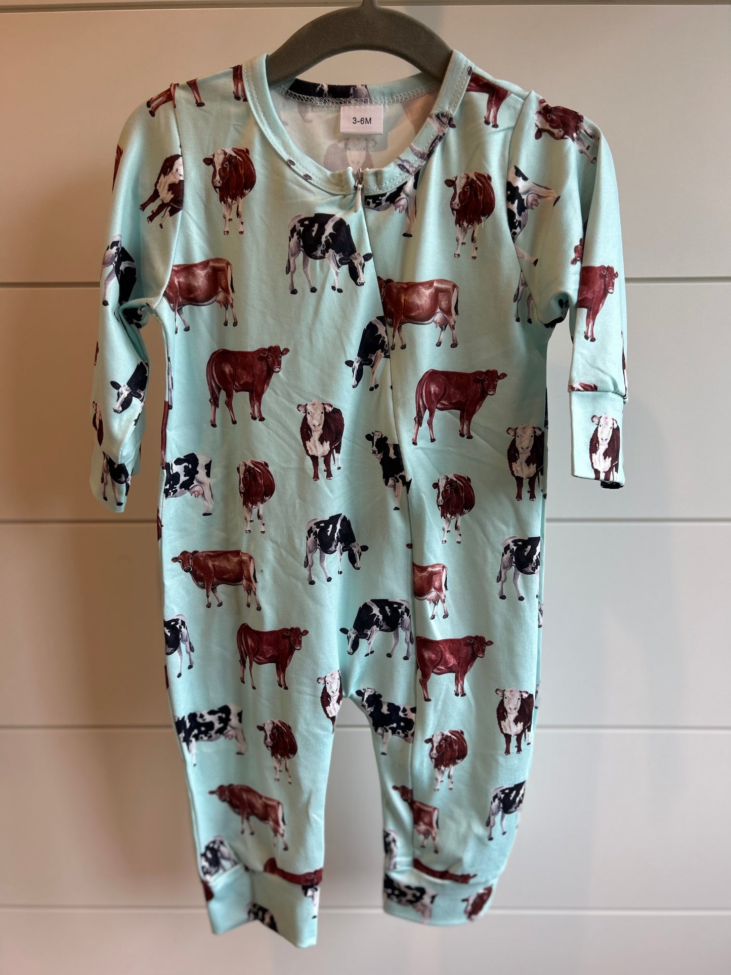 Til the Cows Come Home Bamboo Zip Sleeper