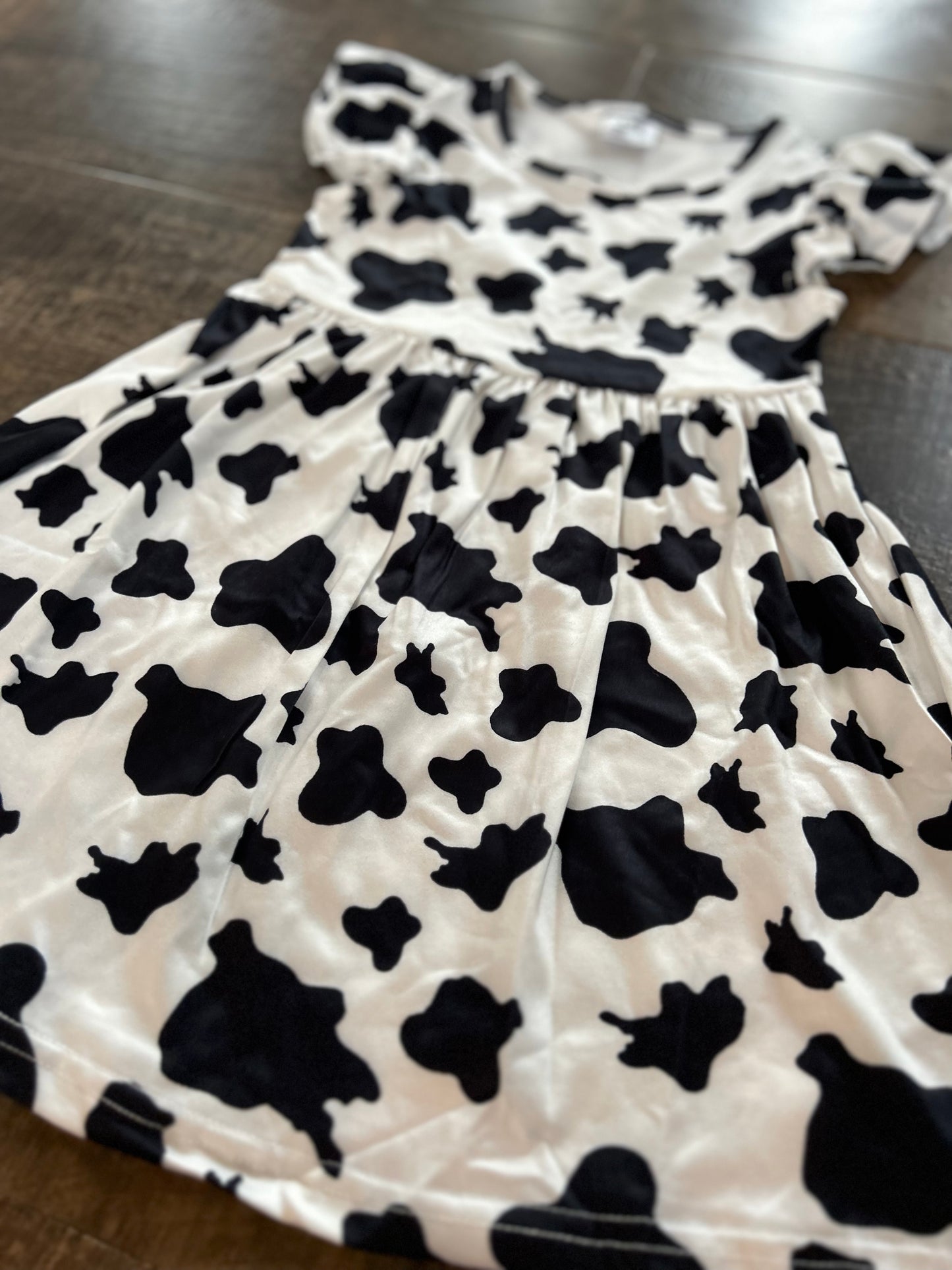 Take Me To See Cows Short Sleeve Dress