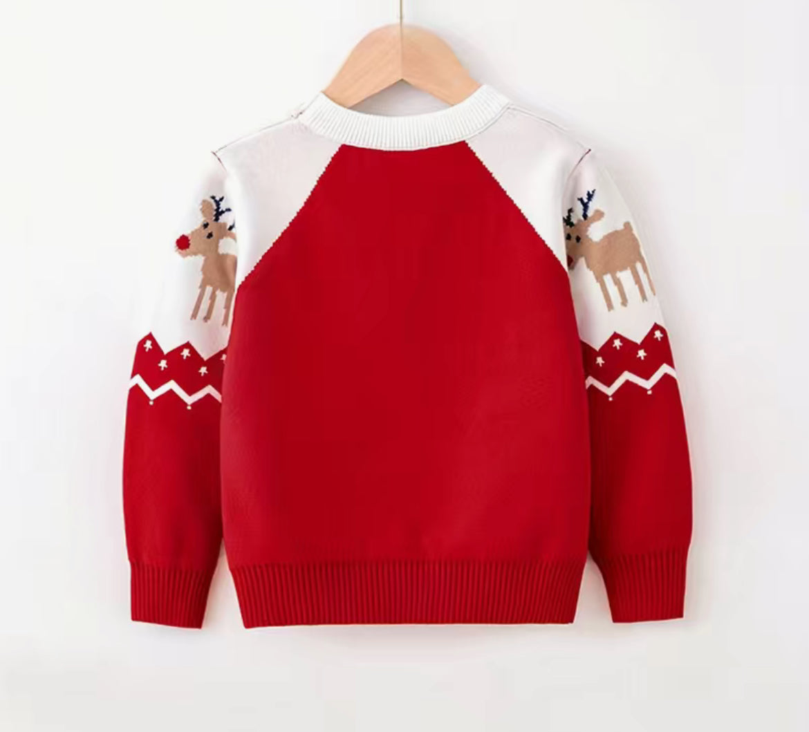 Festive Reindeer Sweater