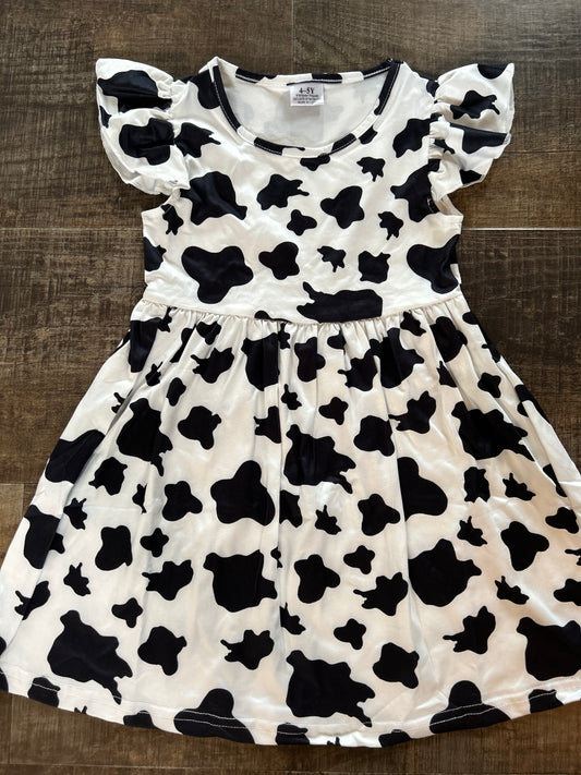 Take Me To See Cows Short Sleeve Dress