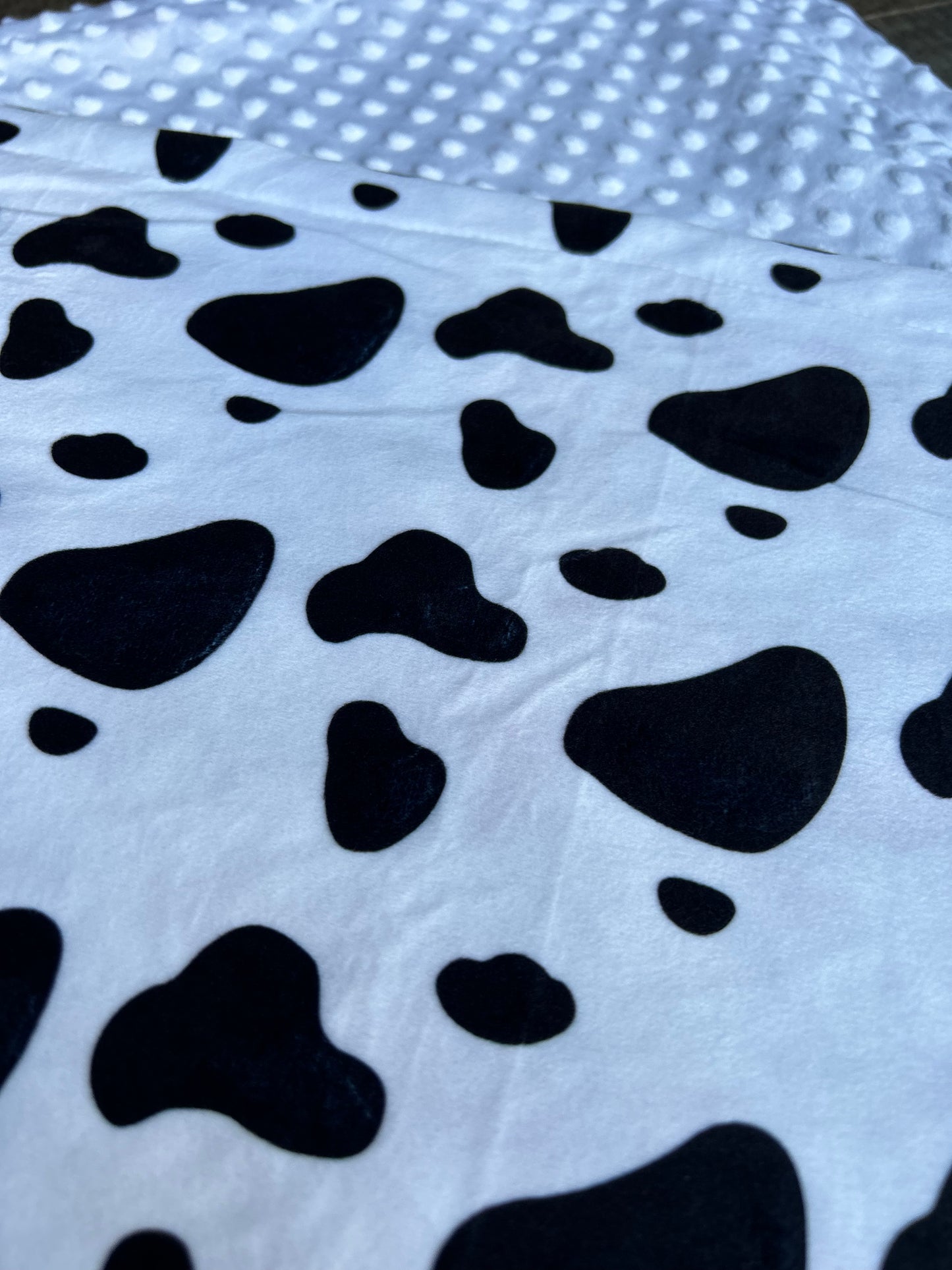 Classic Cow Print Minky