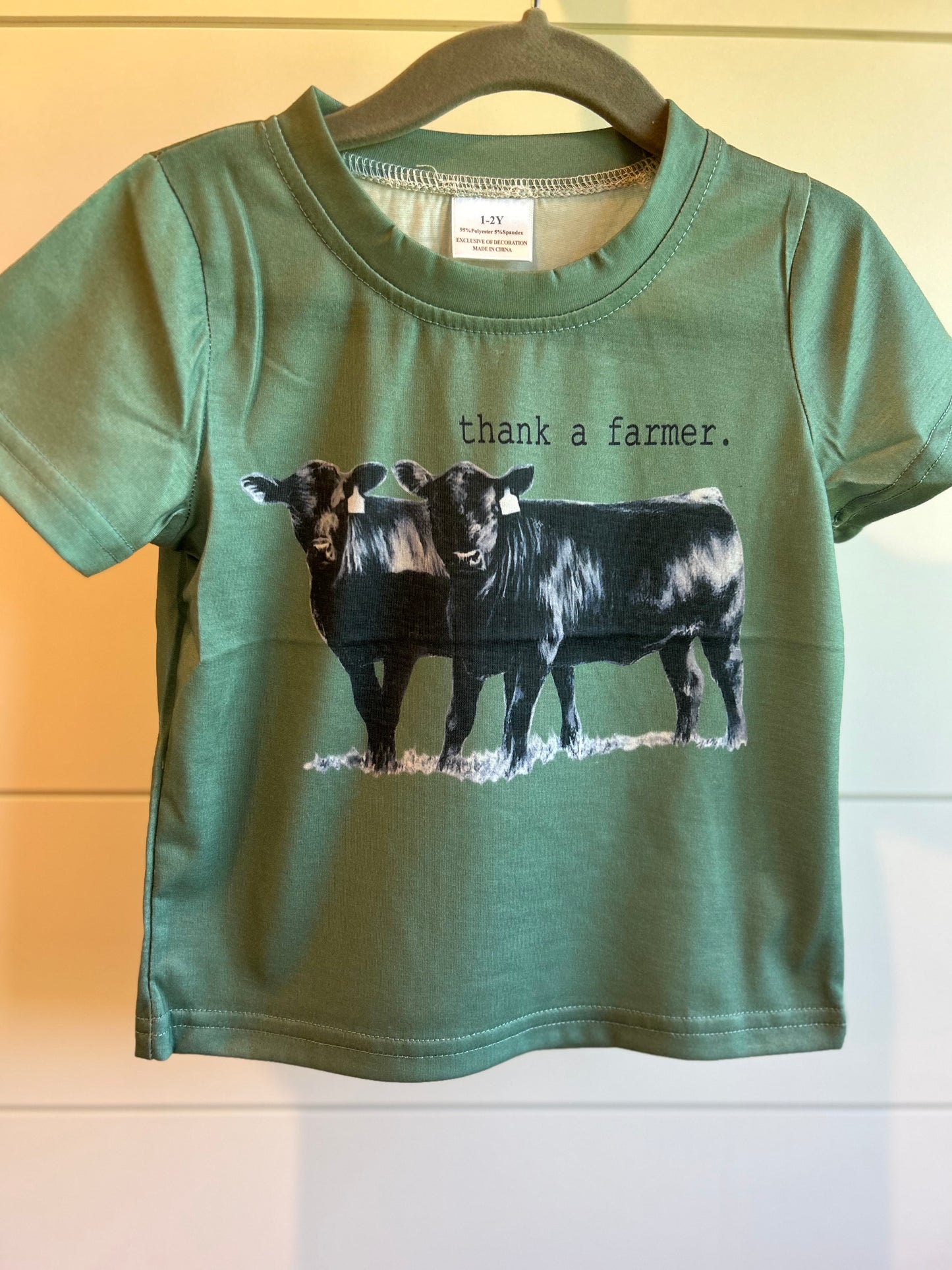 Thank A Farmer Green Herd Tee