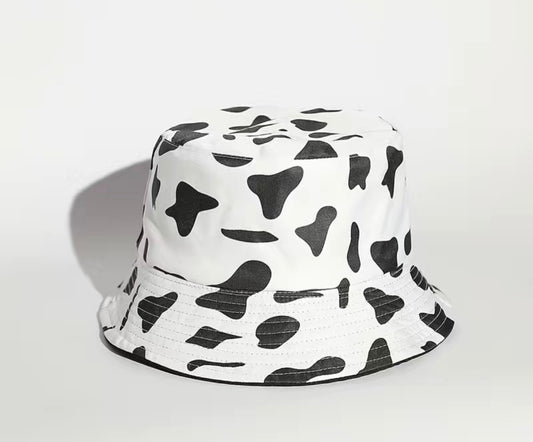 Toddler Kick The Bucket Hat - Cow Print