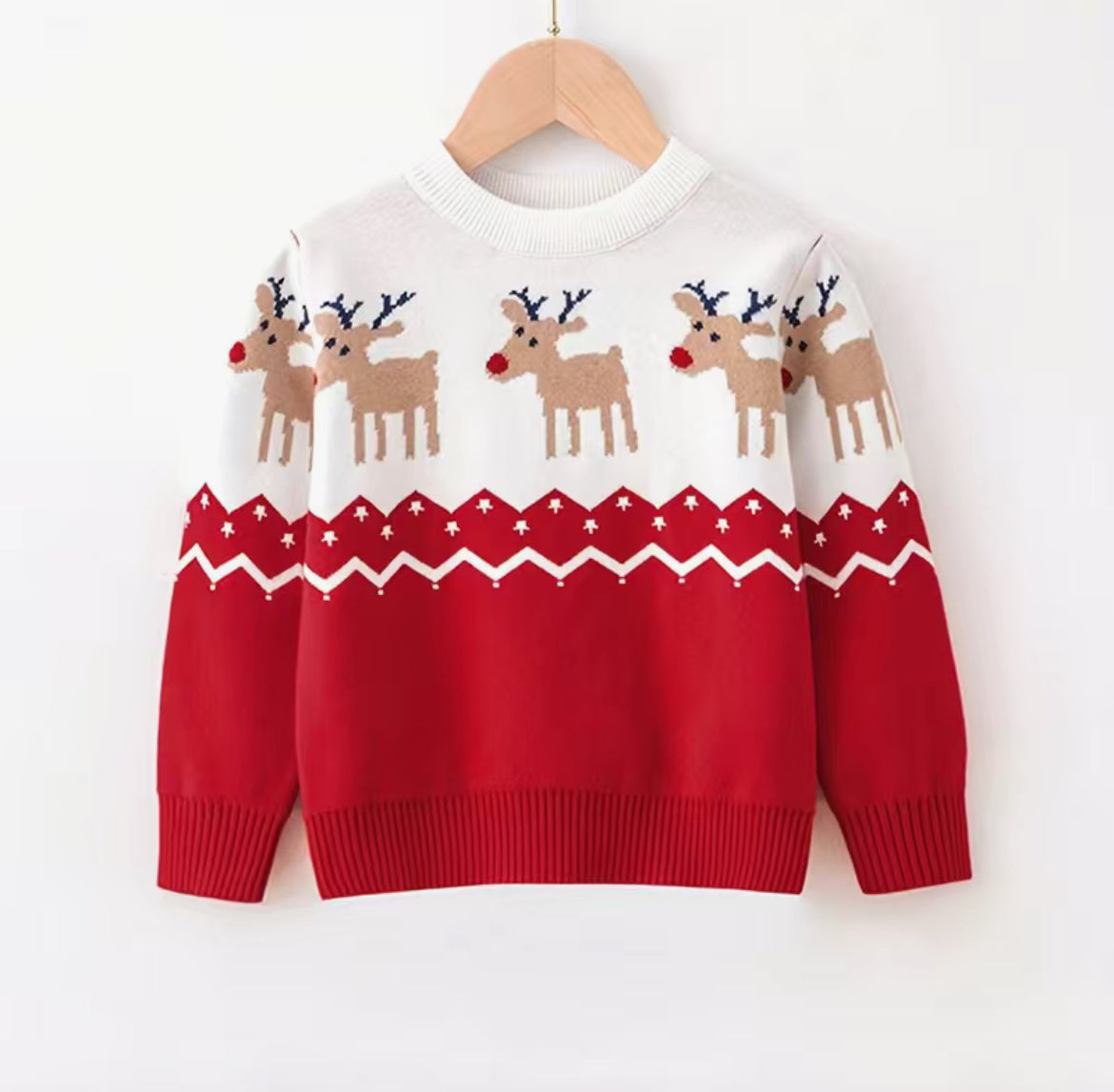 Festive Reindeer Sweater