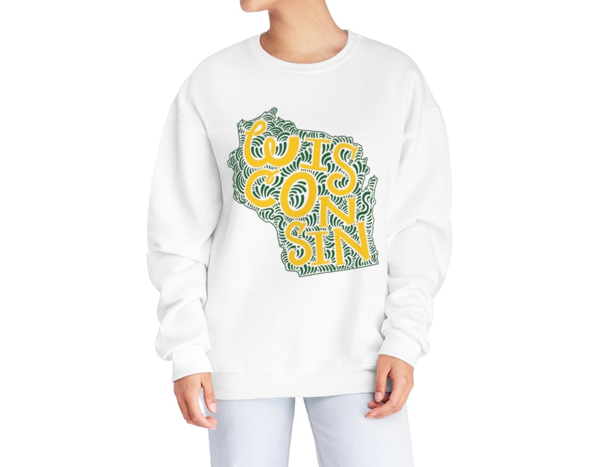 Green & Gold State Crewneck