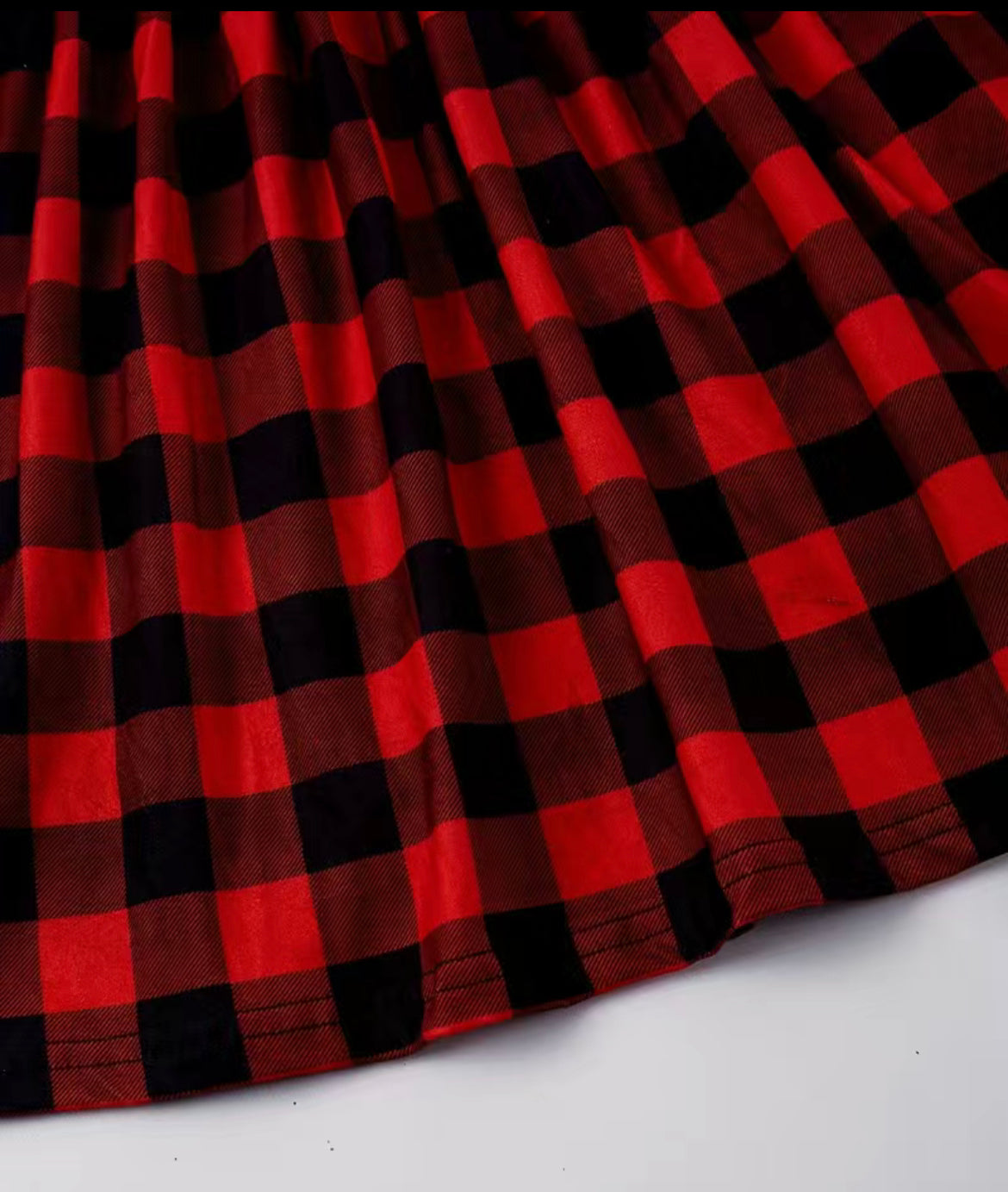 Cover Me In Buffalo Plaid Dress