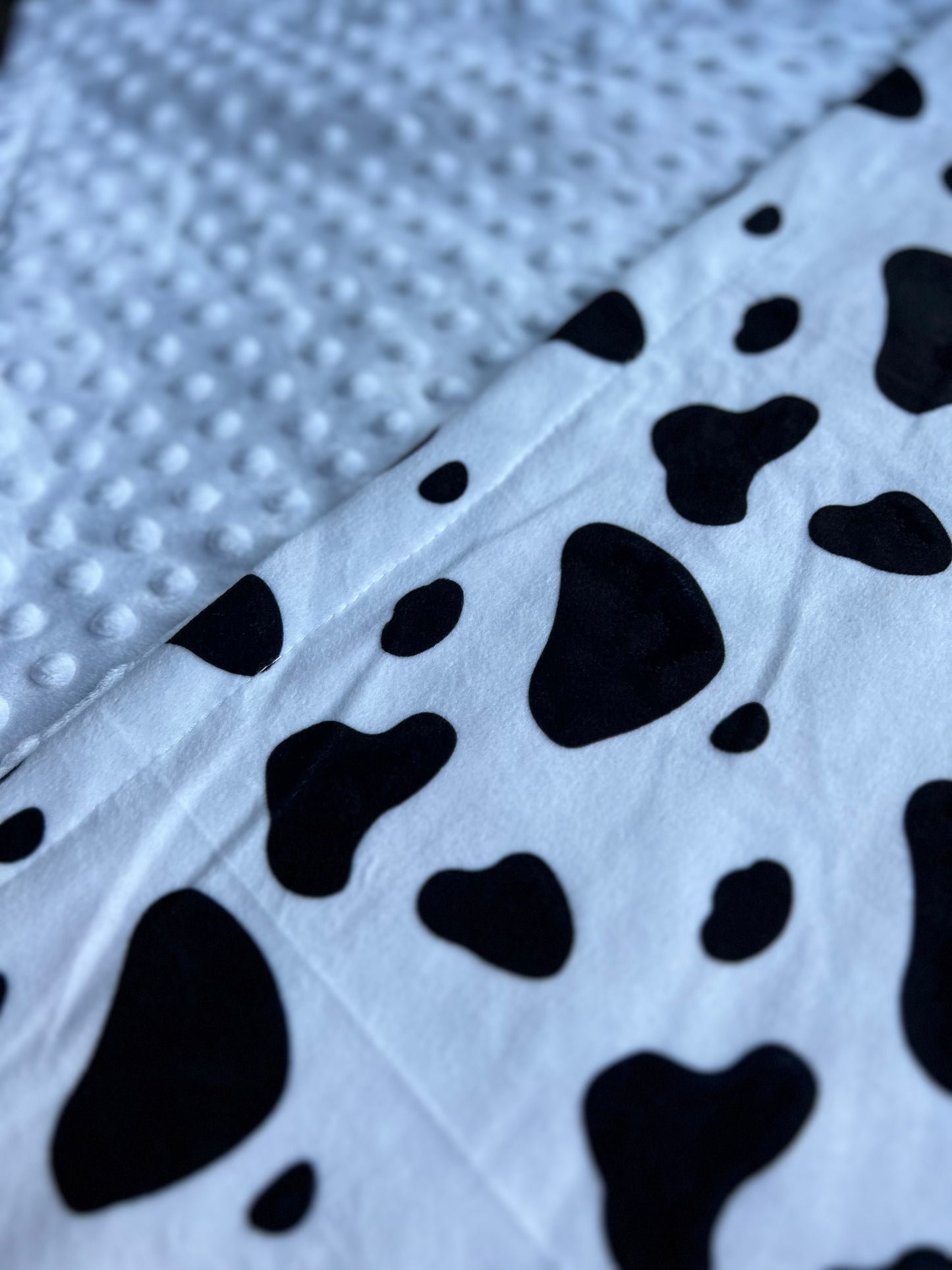 Classic Cow Print Minky