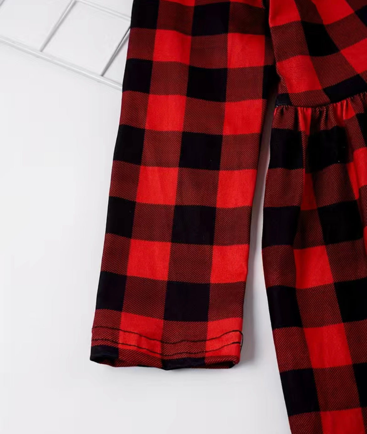 Cover Me In Buffalo Plaid Dress