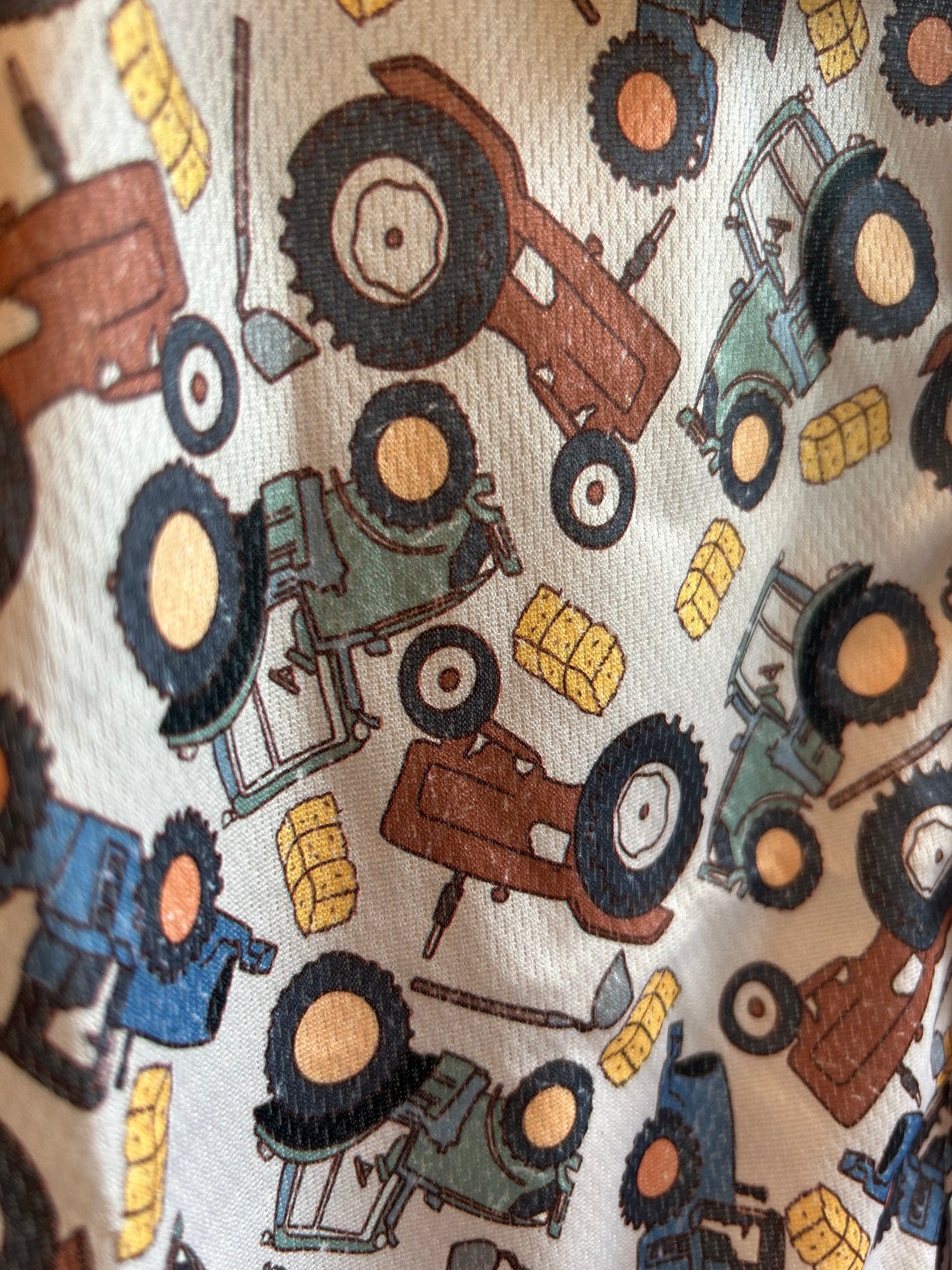 Tractor Crazy Button Down