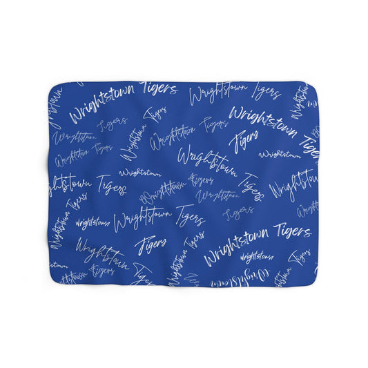 Wrightstown Tigers Signature Sherpa Blanket
