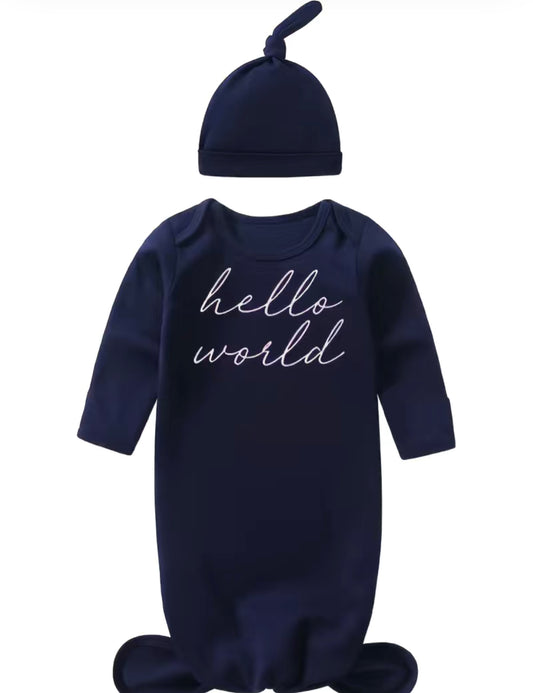 Hello World Baby Wrap - Multiple Colors