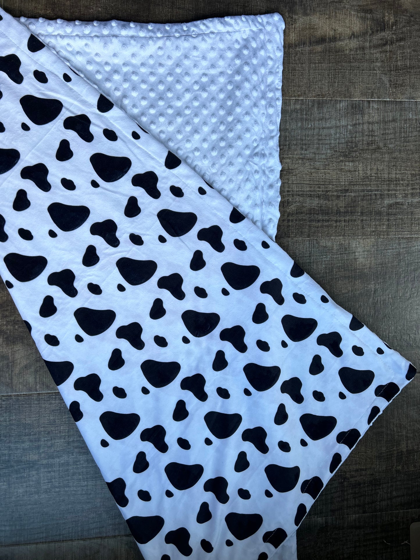 Classic Cow Print Minky