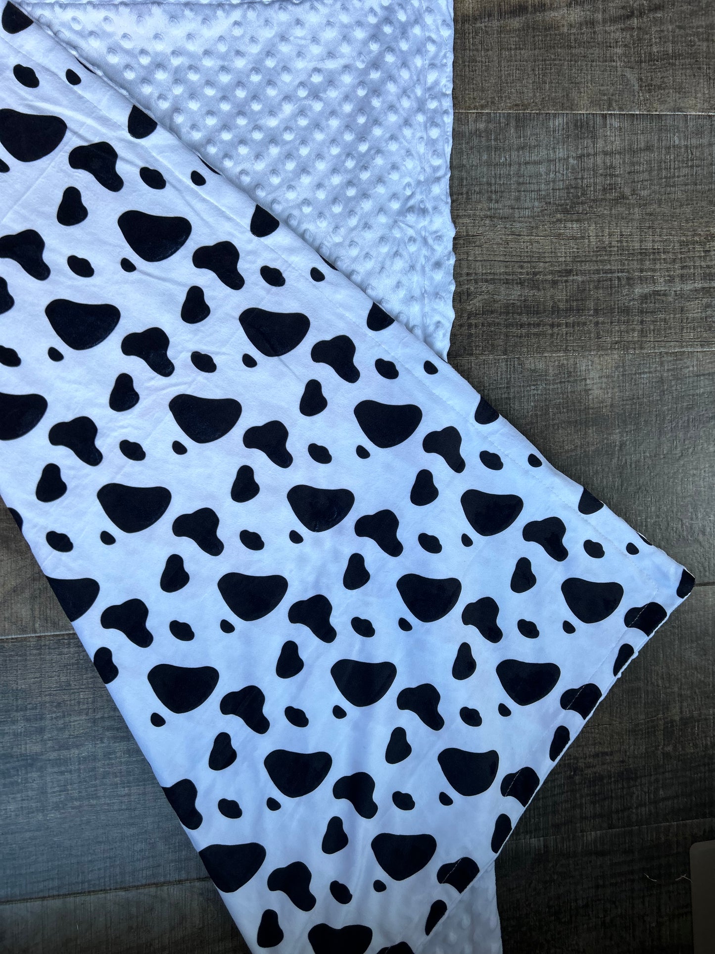 Classic Cow Print Minky