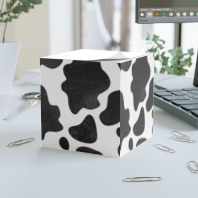 Cow Print Note Cube