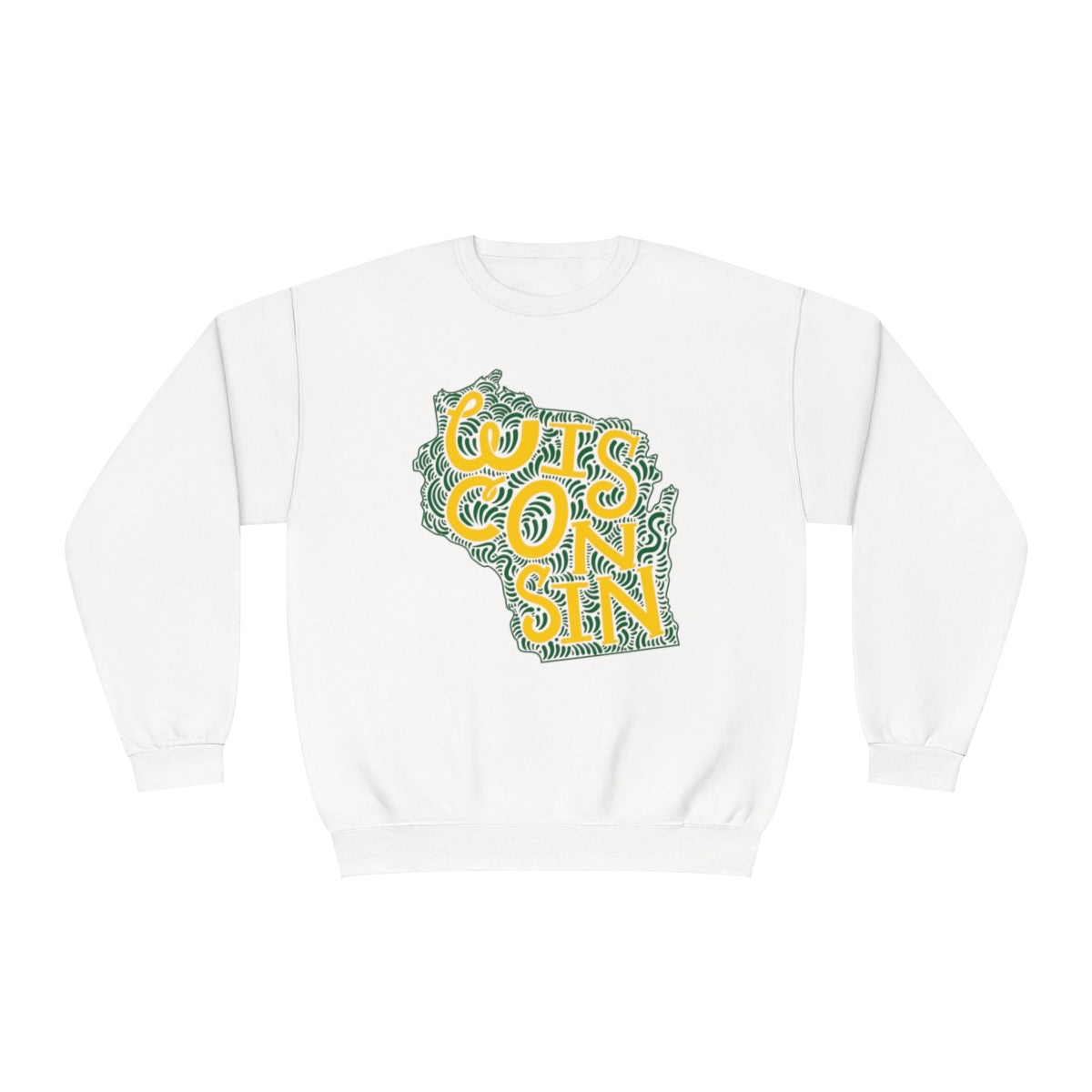 Green & Gold State Crewneck