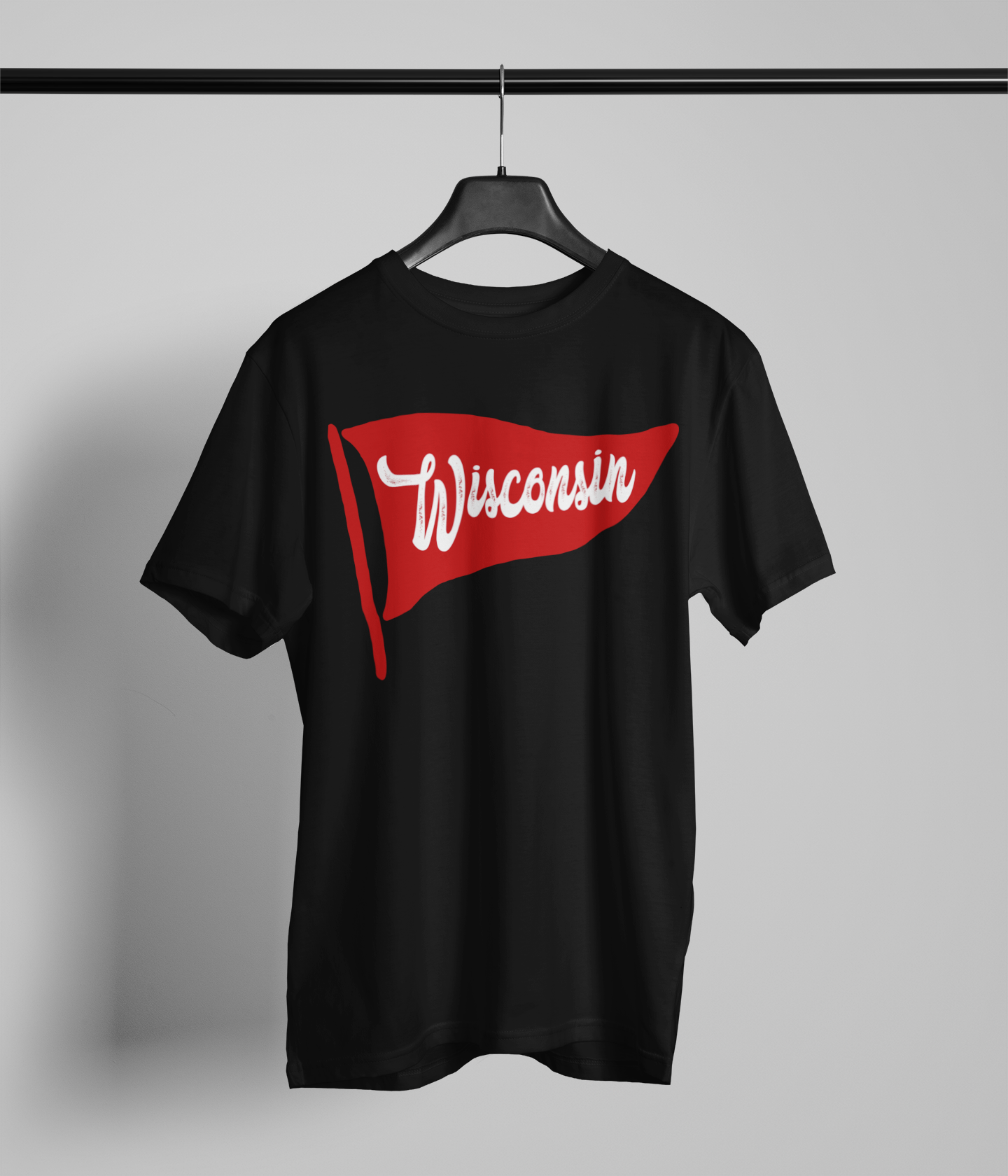 Wave That Flag Wisconsin Short Sleeve Tee