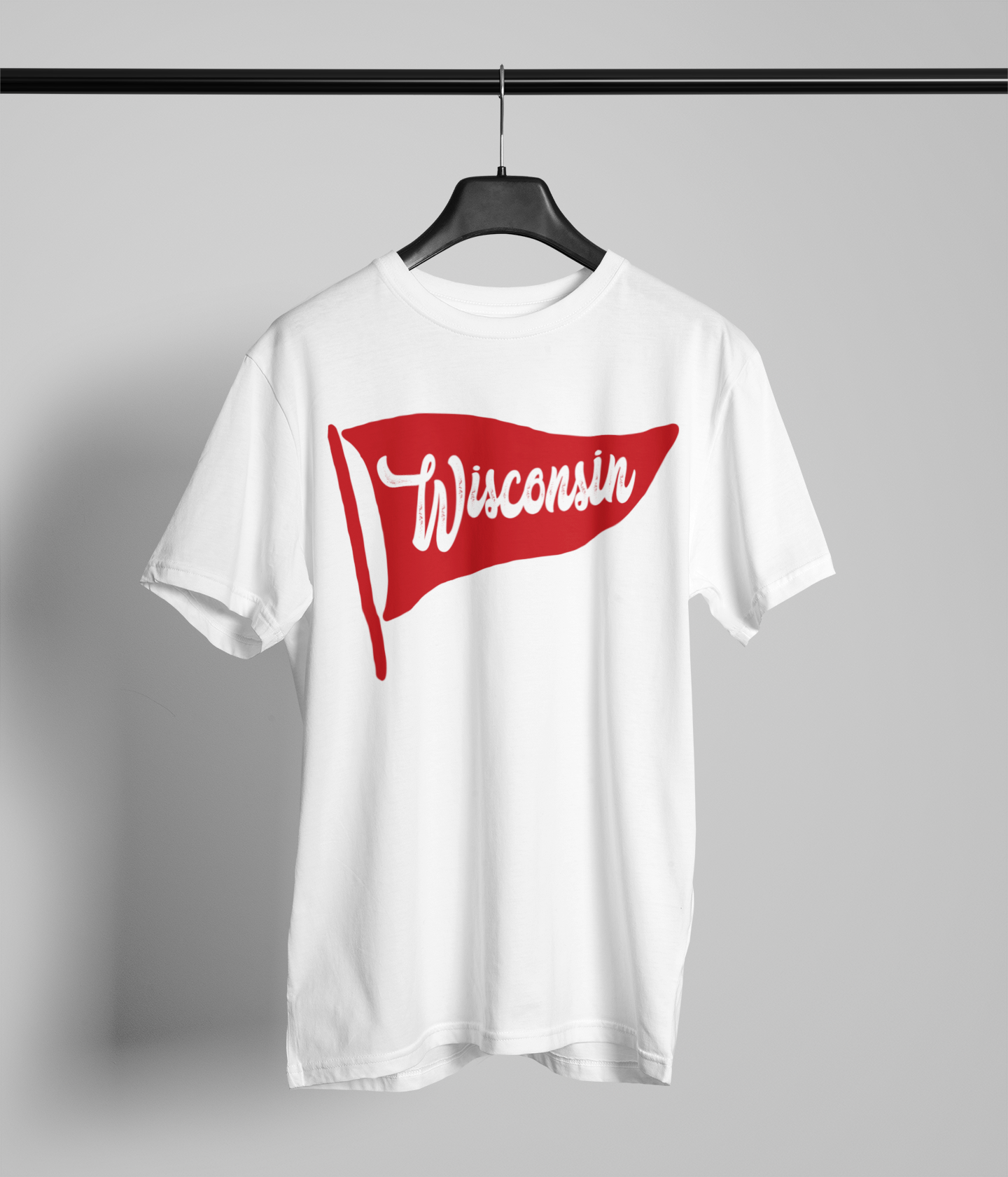 Wave That Flag Wisconsin Short Sleeve Tee