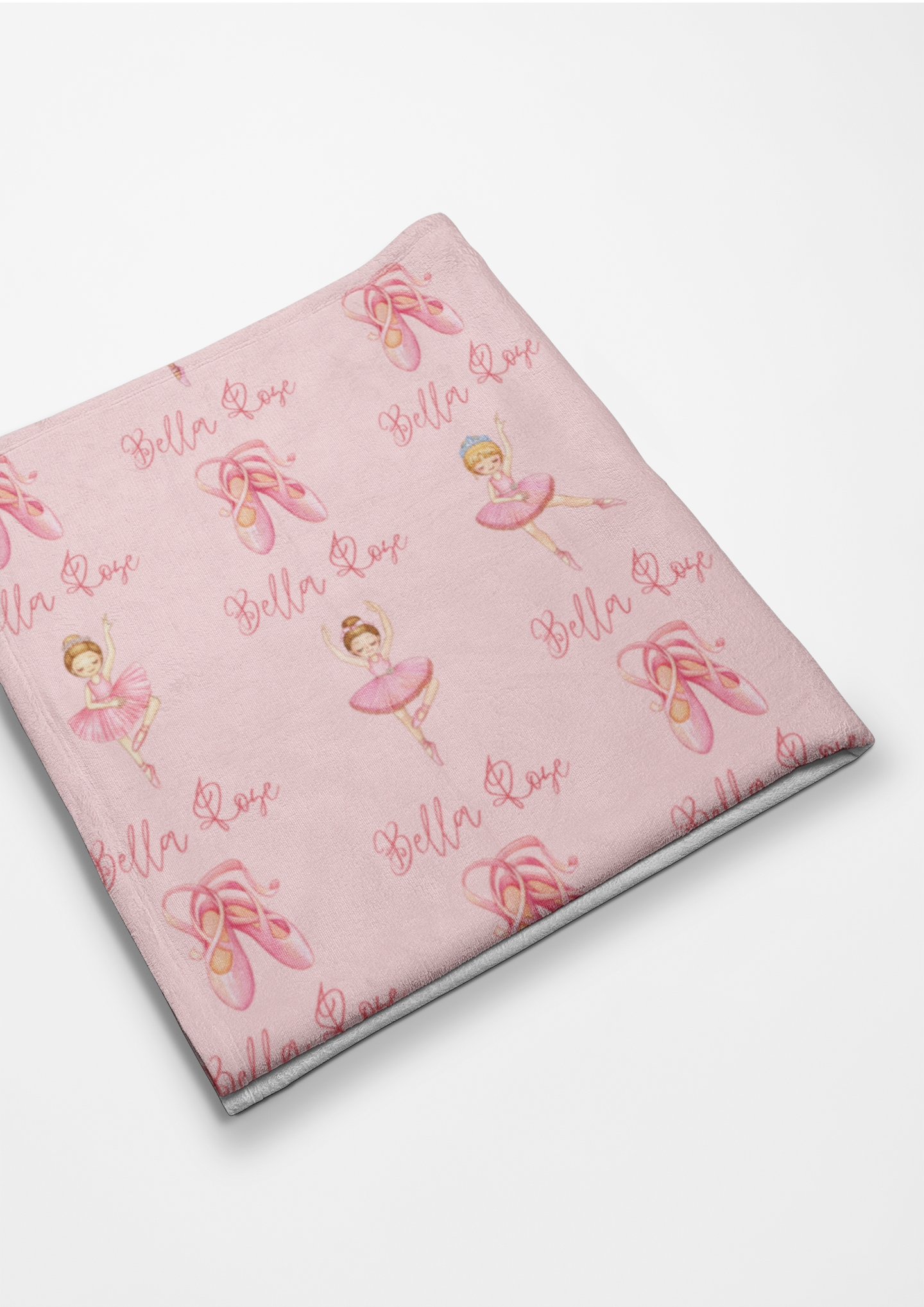 Ballerina Bedtime Personalized Plush Blanket