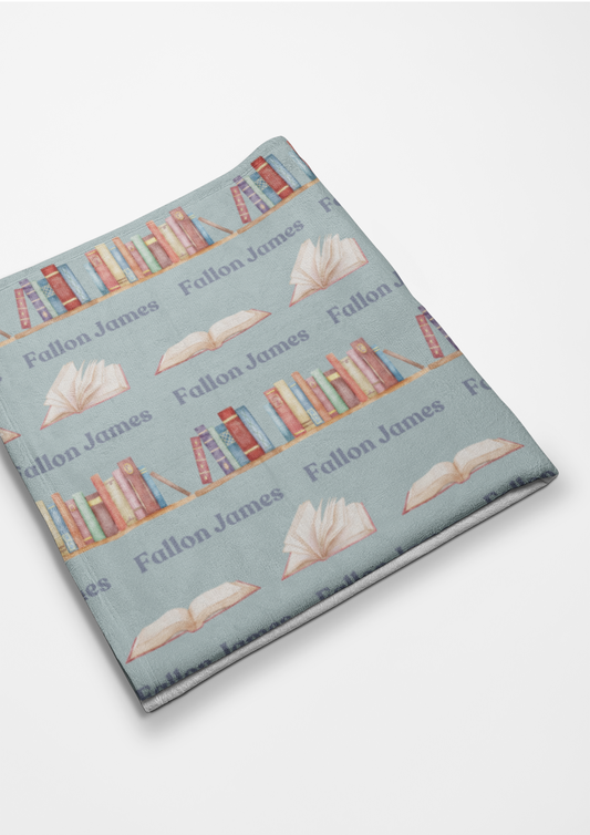 Bedtime Books Personalized Plush Blanket