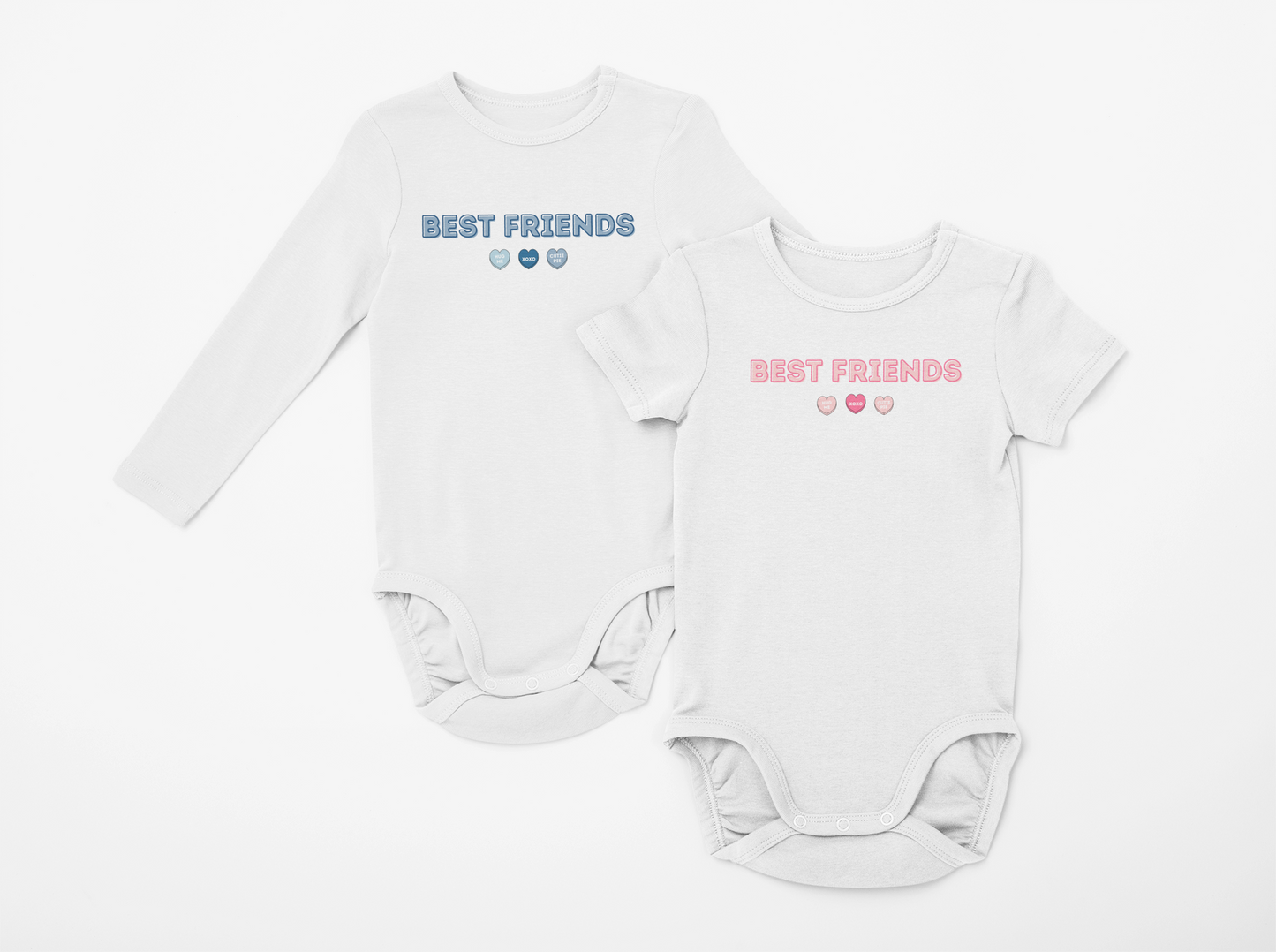 Best Friends Onesie - Long Sleeve & Short Sleeve