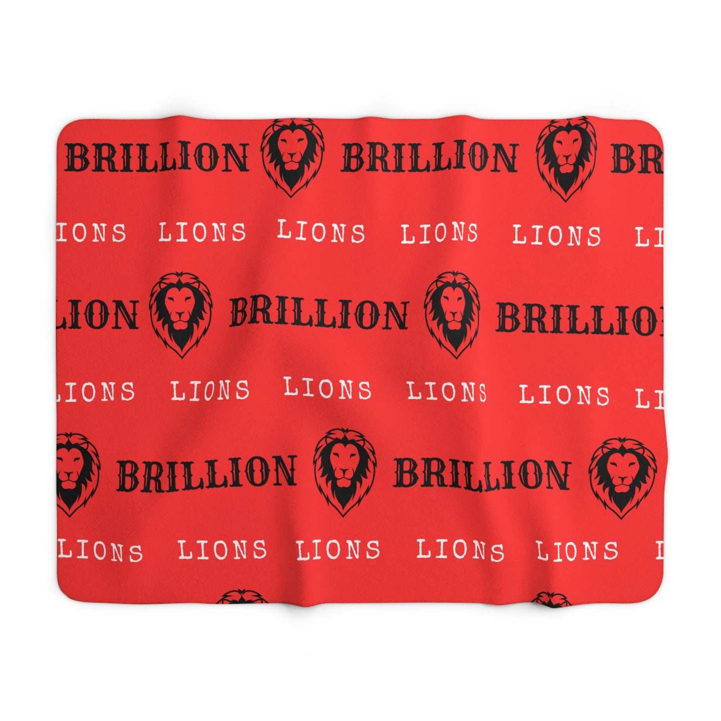 Brillion Lions Sherpa Blanket