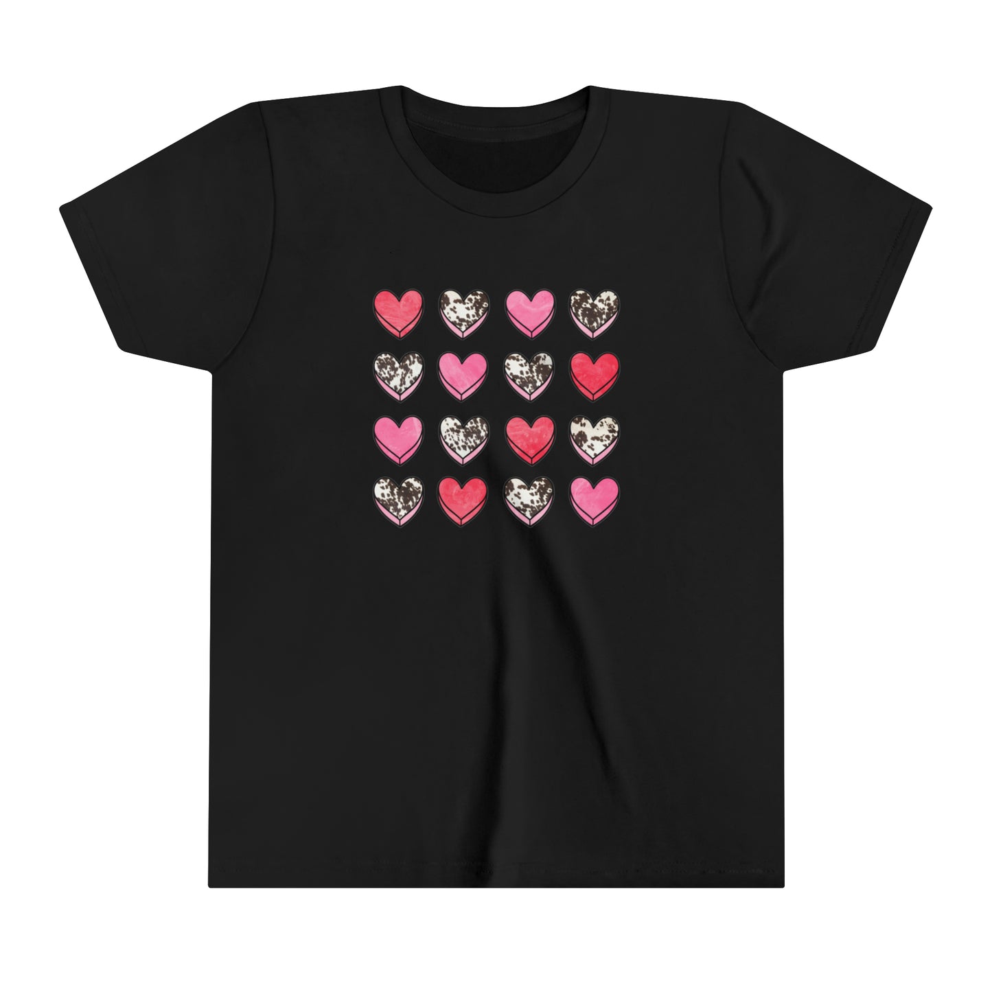 Cowhide Hearts Toddler Tee