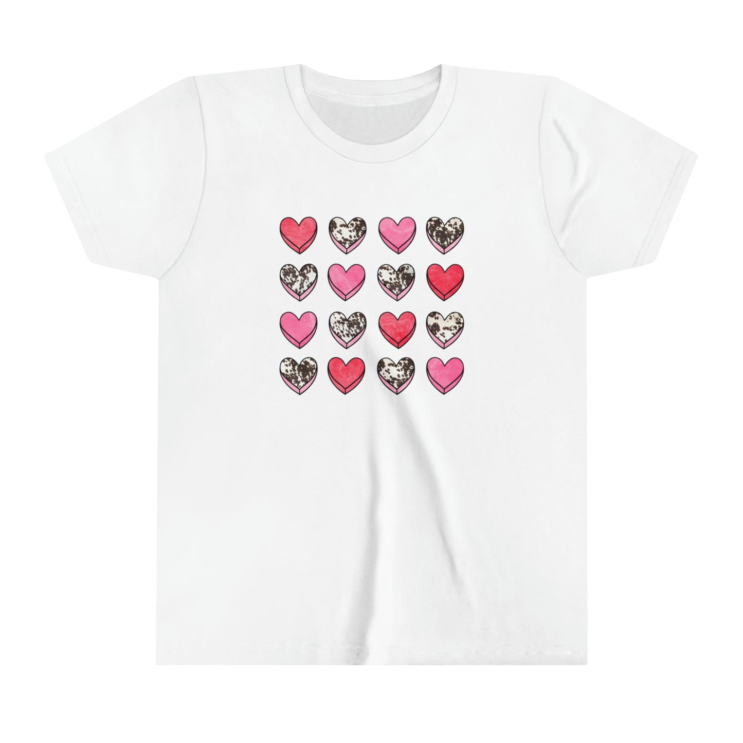 Cowhide Hearts Toddler Tee