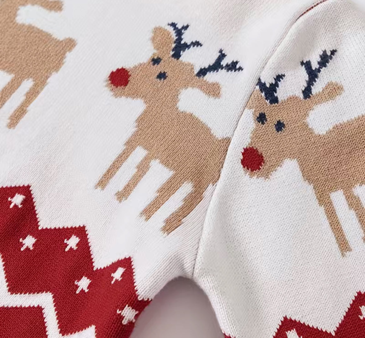 Festive Reindeer Sweater