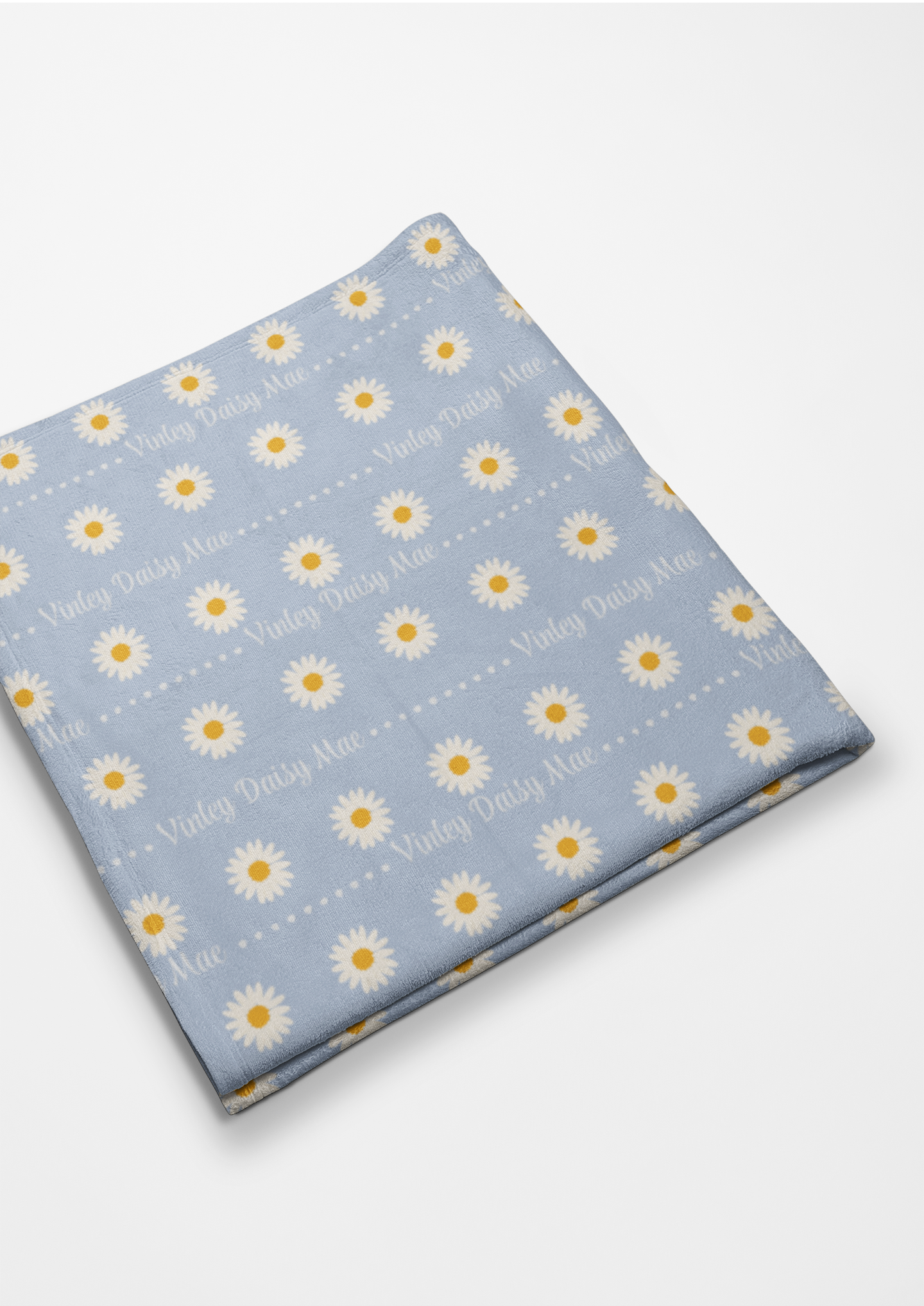 Dreaming of Daisies Personalized Plush Blanket