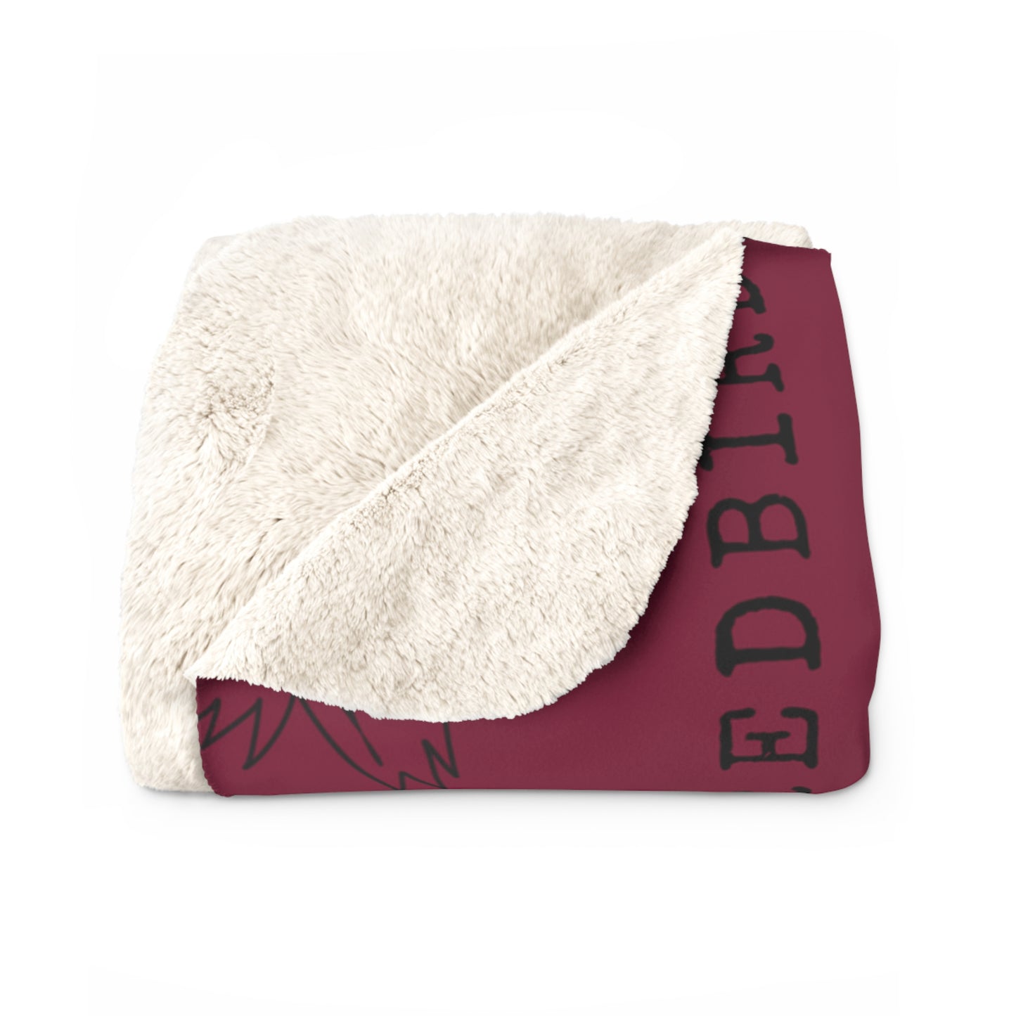 De Pere Redbirds Sherpa Blanket by