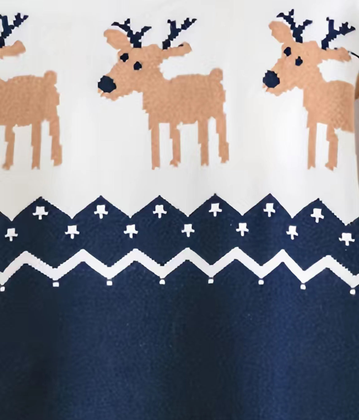 Festive Reindeer Sweater - Blue