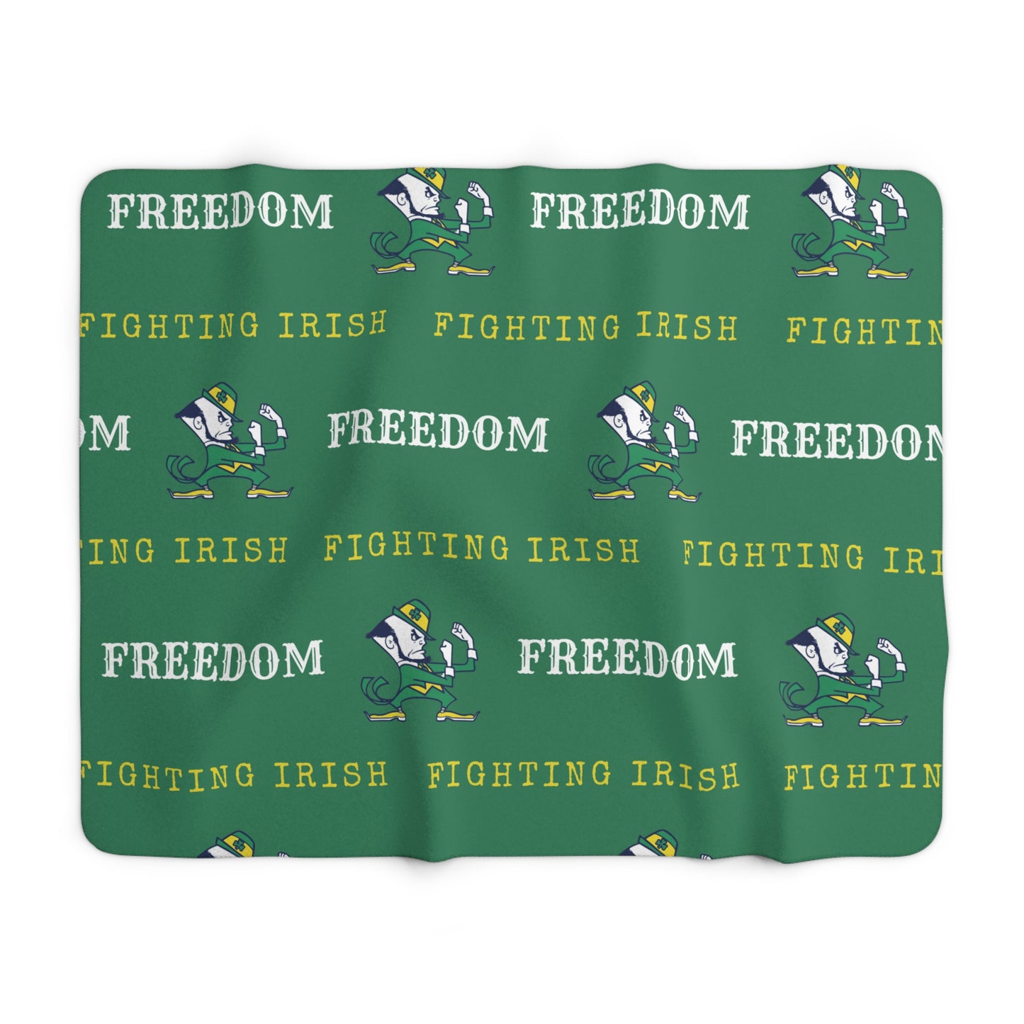 Freedom Irish Sherpa Blanket by