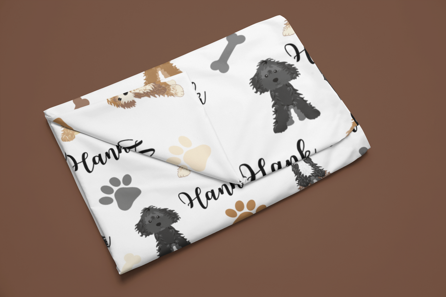 A Dog’s Best Friend Personalized Plush Blanket