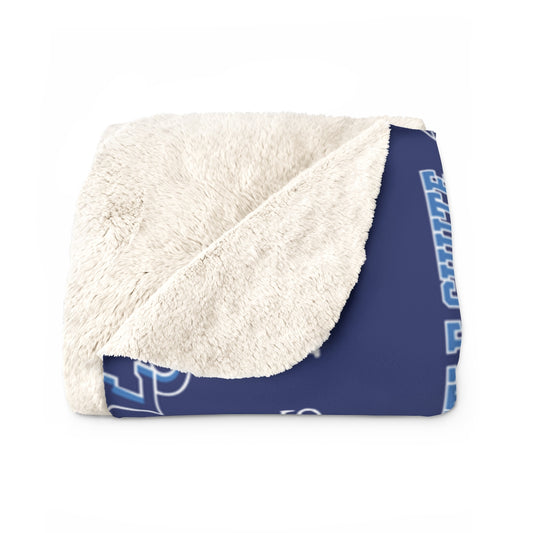 Little Chute Mustangs Sherpa Blanket