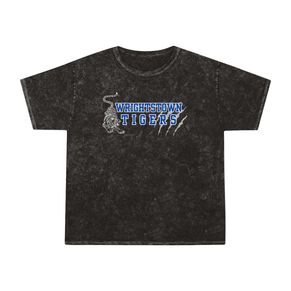 Wrightstown Tigers Mineral Wash Claw Unisex Tee