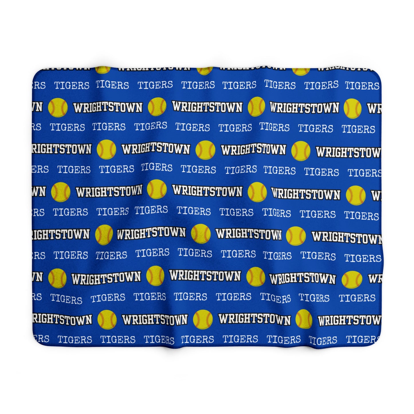 Wrightstown Softball Strike 3 Sherpa Blanket