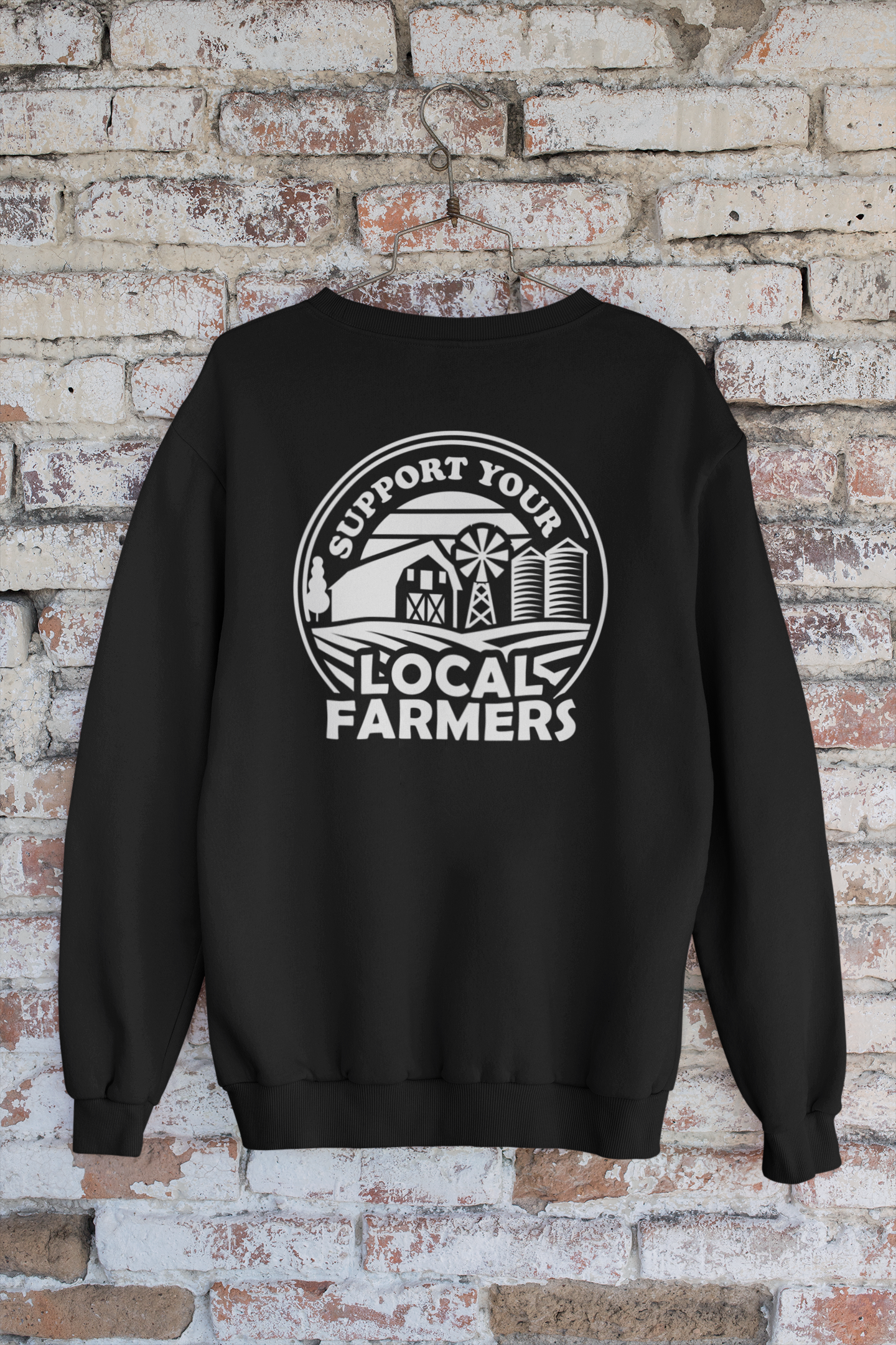 Support Your Local Farmer Crewneck