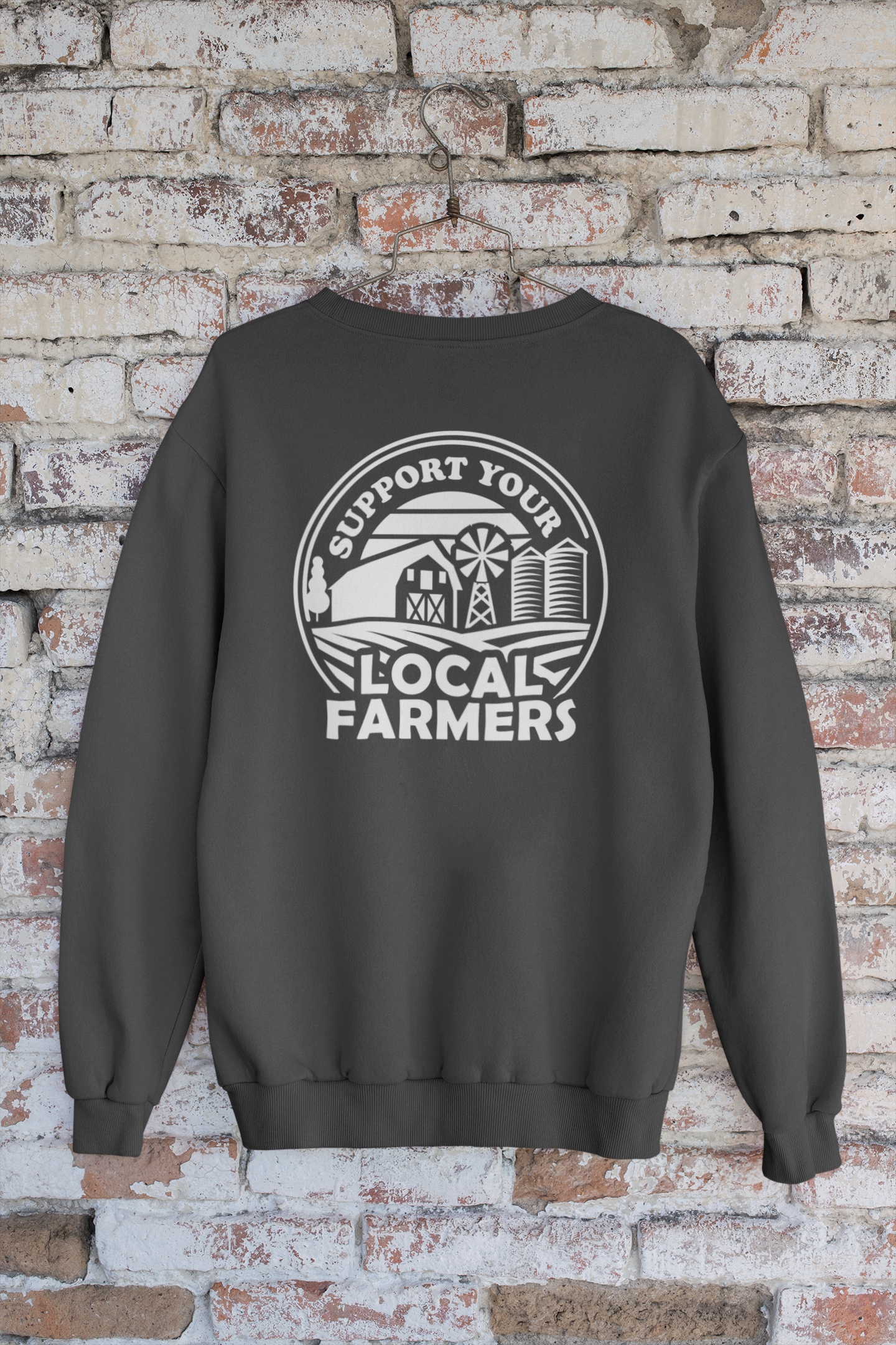Support Your Local Farmer Crewneck